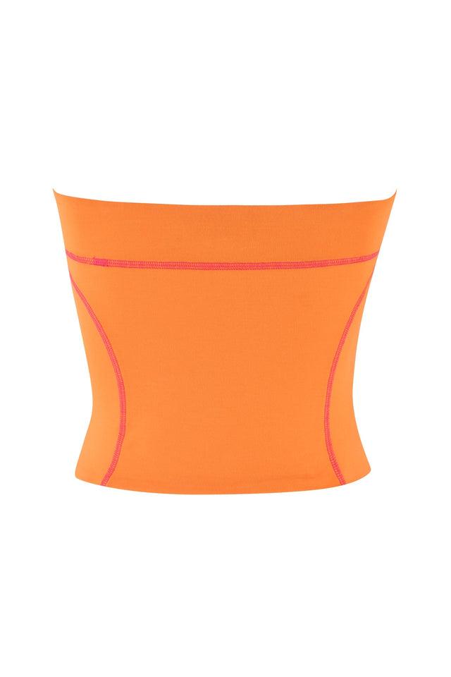 BLARE BOOB TUBE - ORANGE Product Image
