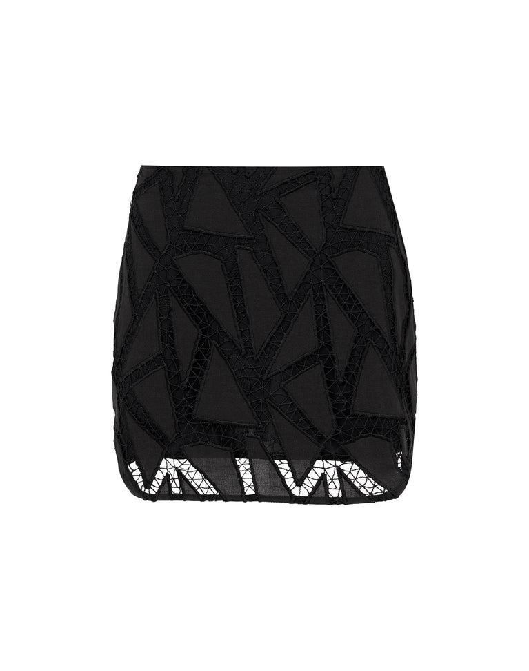 Luna Mini Skirt - Black Product Image