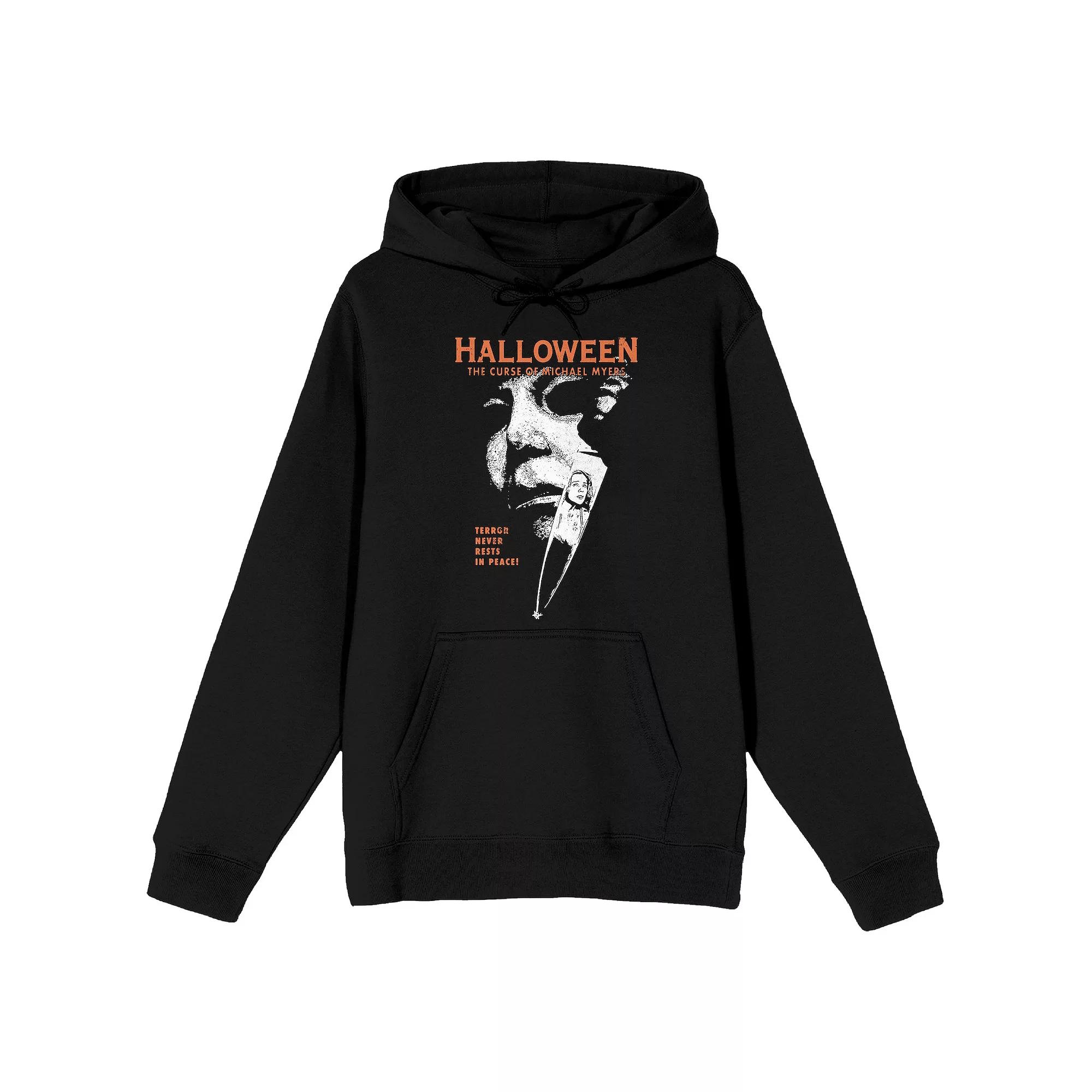 Men's Halloween 6 Michael Myers Poster Graphic Hoodie, Size: Large, Black Product Image