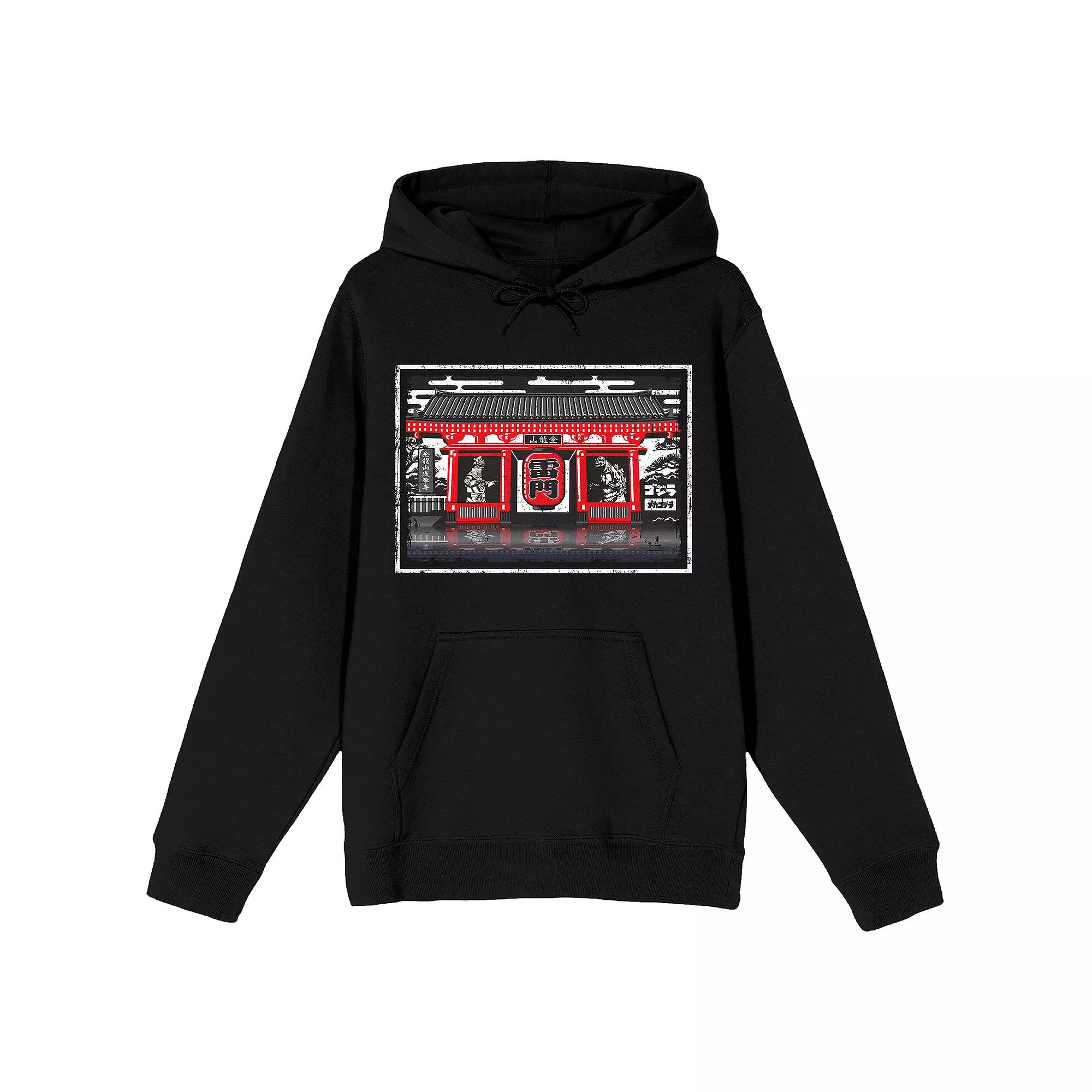 Men's Godzilla Classic Shin Hoodie, Size: Small, Black Product Image