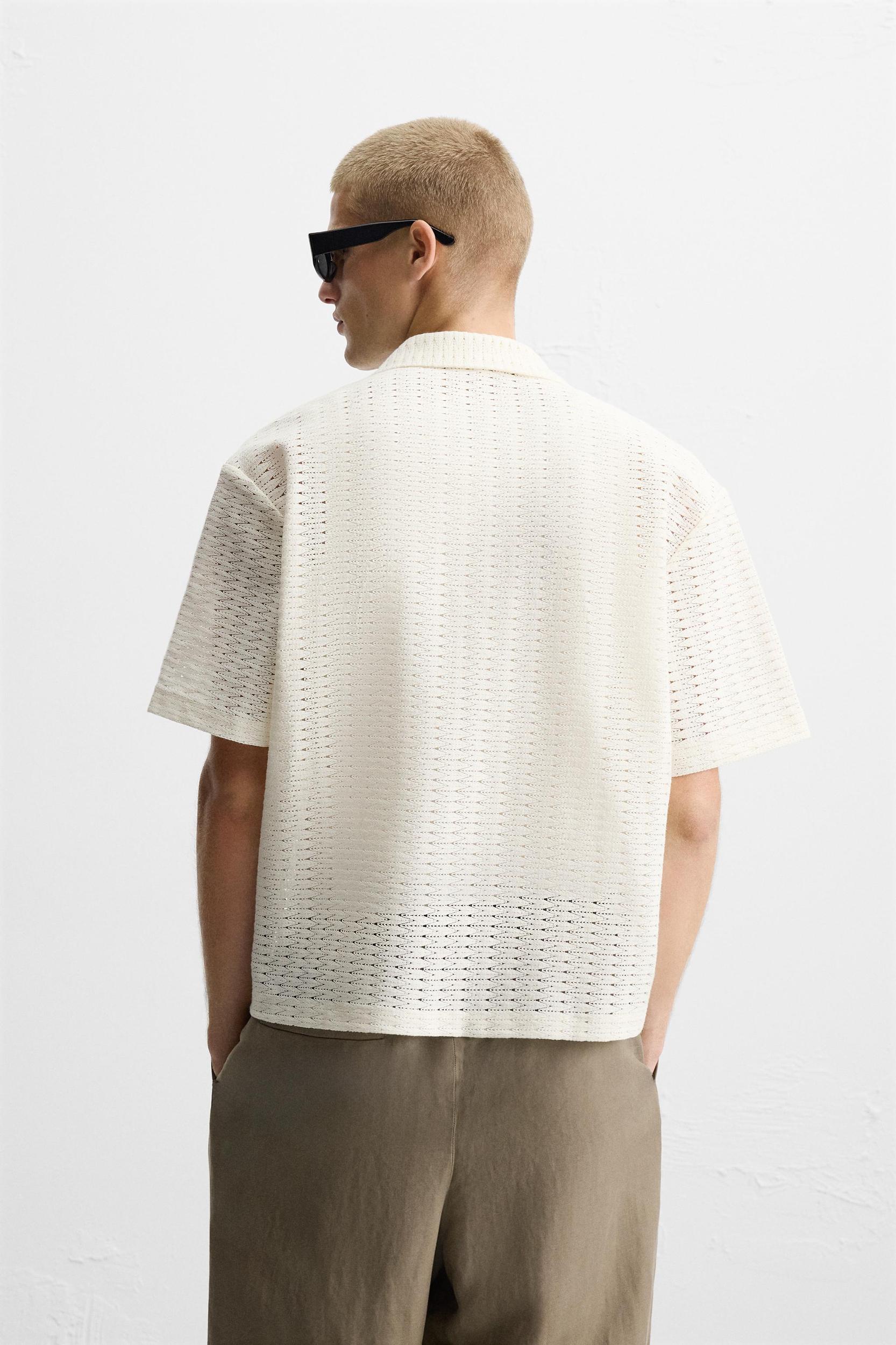 GEOMETRIC JACQUARD SHIRT Product Image