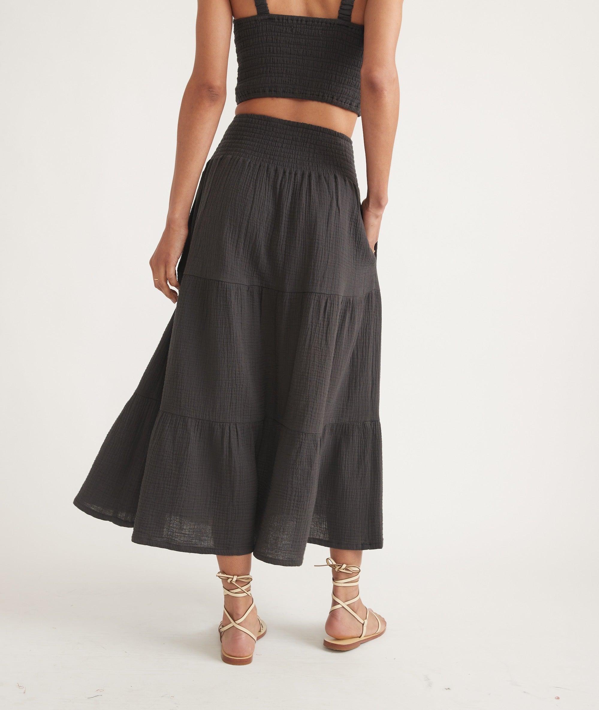 Corinne Double Cloth Maxi Skirt Product Image