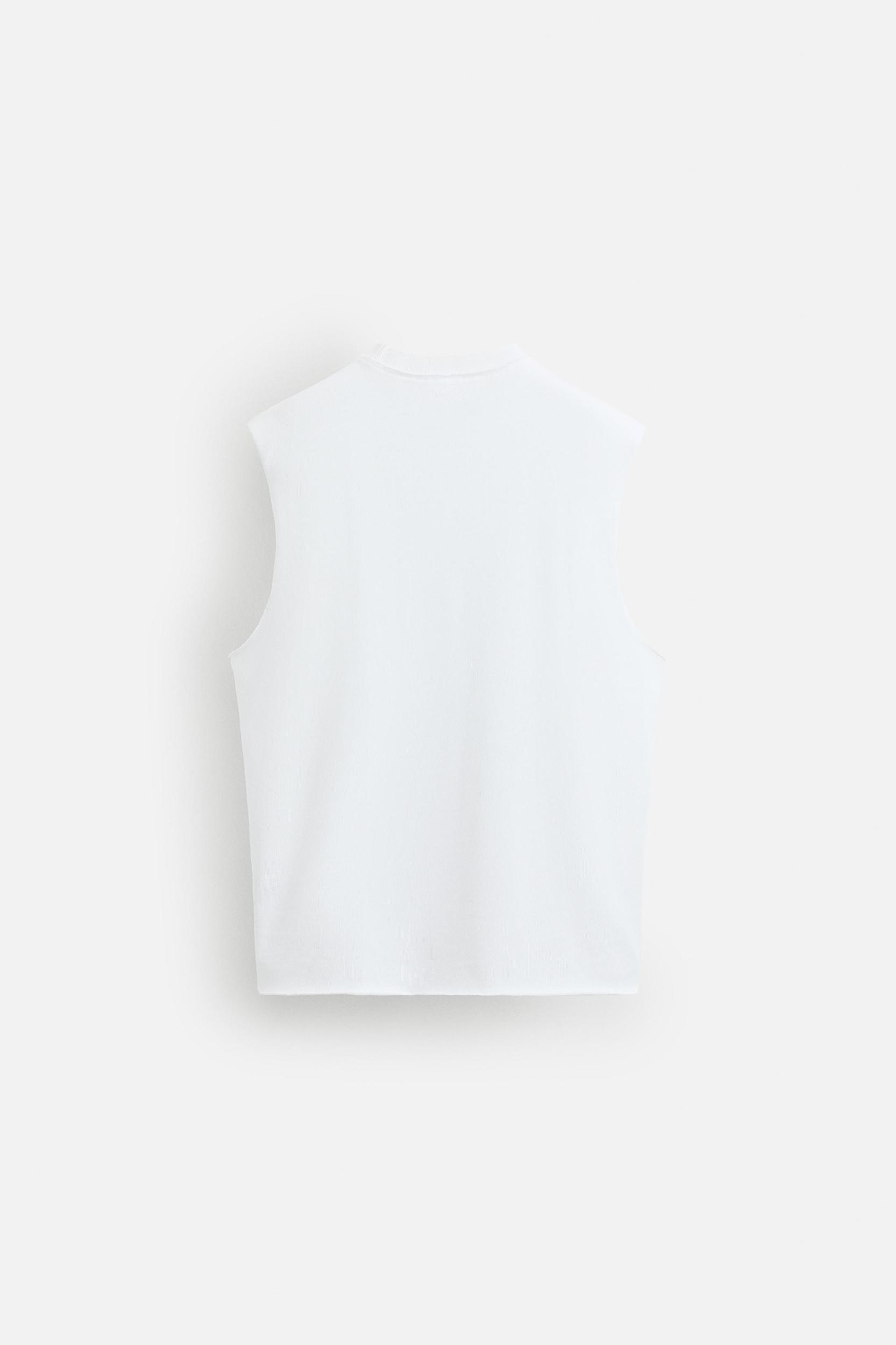 IRREGULAR KNIT TANK TOP Product Image