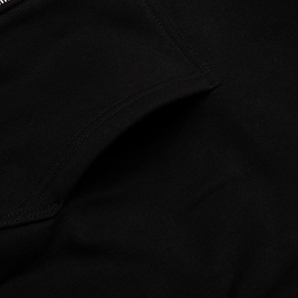 Superior Quality Zip Hoodie - Black Male Product Image