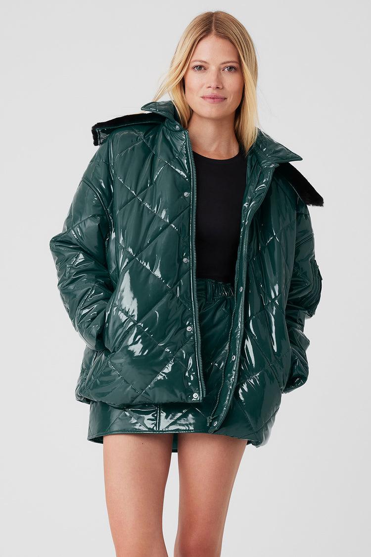 Snomoto Puffer Jacket - Midnight Green Product Image
