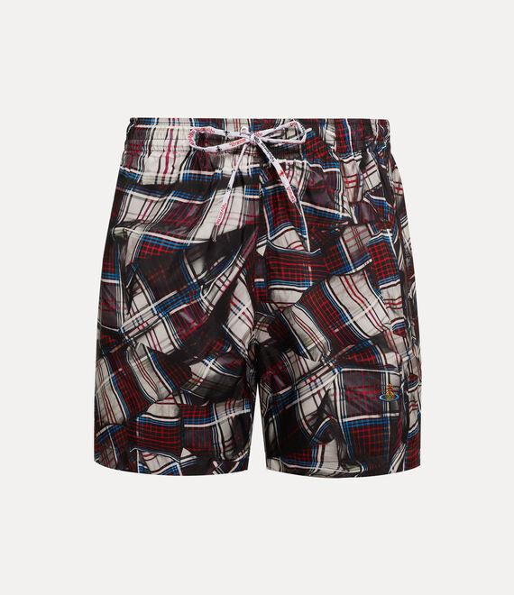 Draped Tartan Surf Boxer Product Image