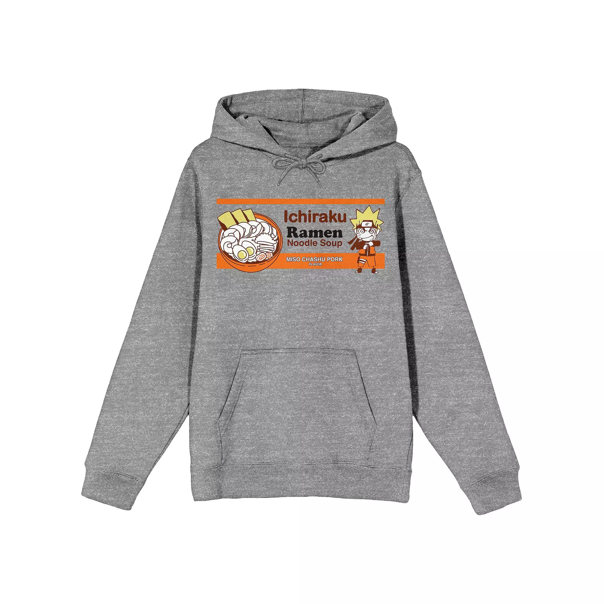 Men's Naruto Shippuden Ichiraku Ramen Noodle Soup Graphic Hoodie,  Product Image