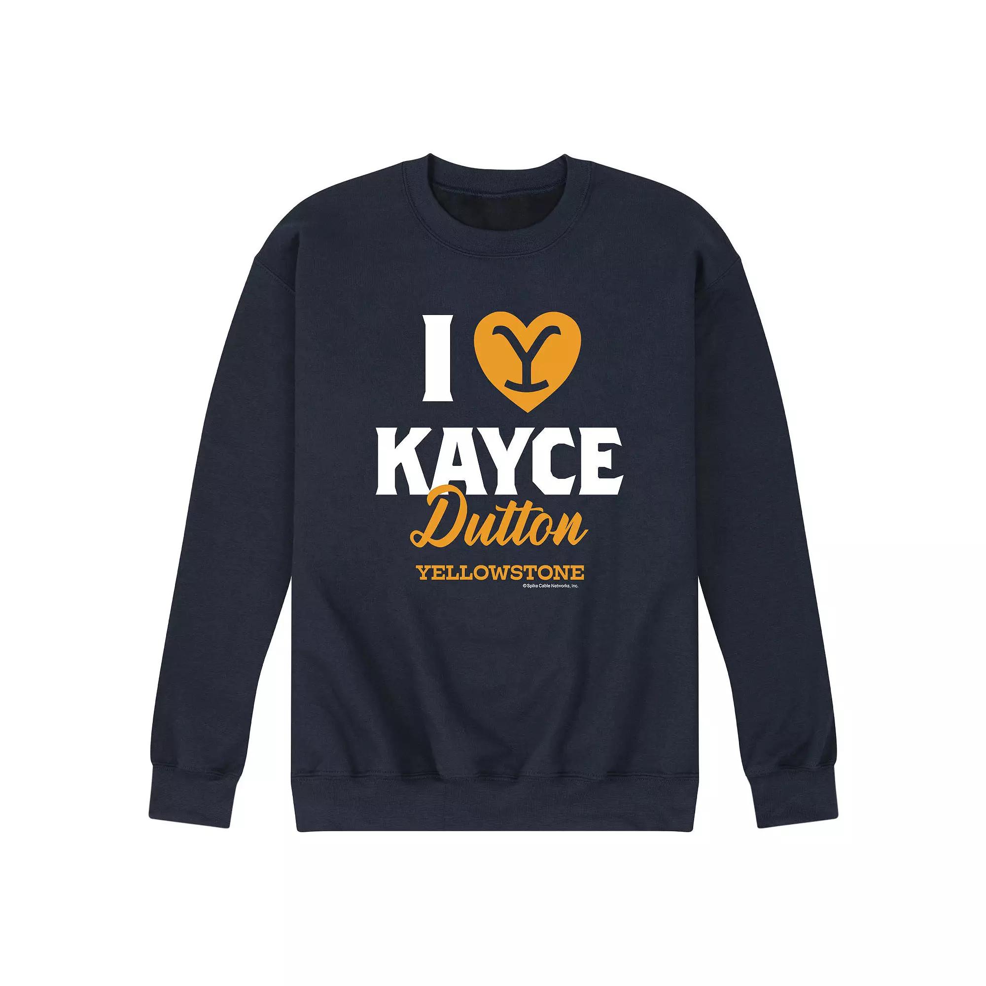 Men's Yellowstone I Love Kayce Sweatshirt,  Product Image