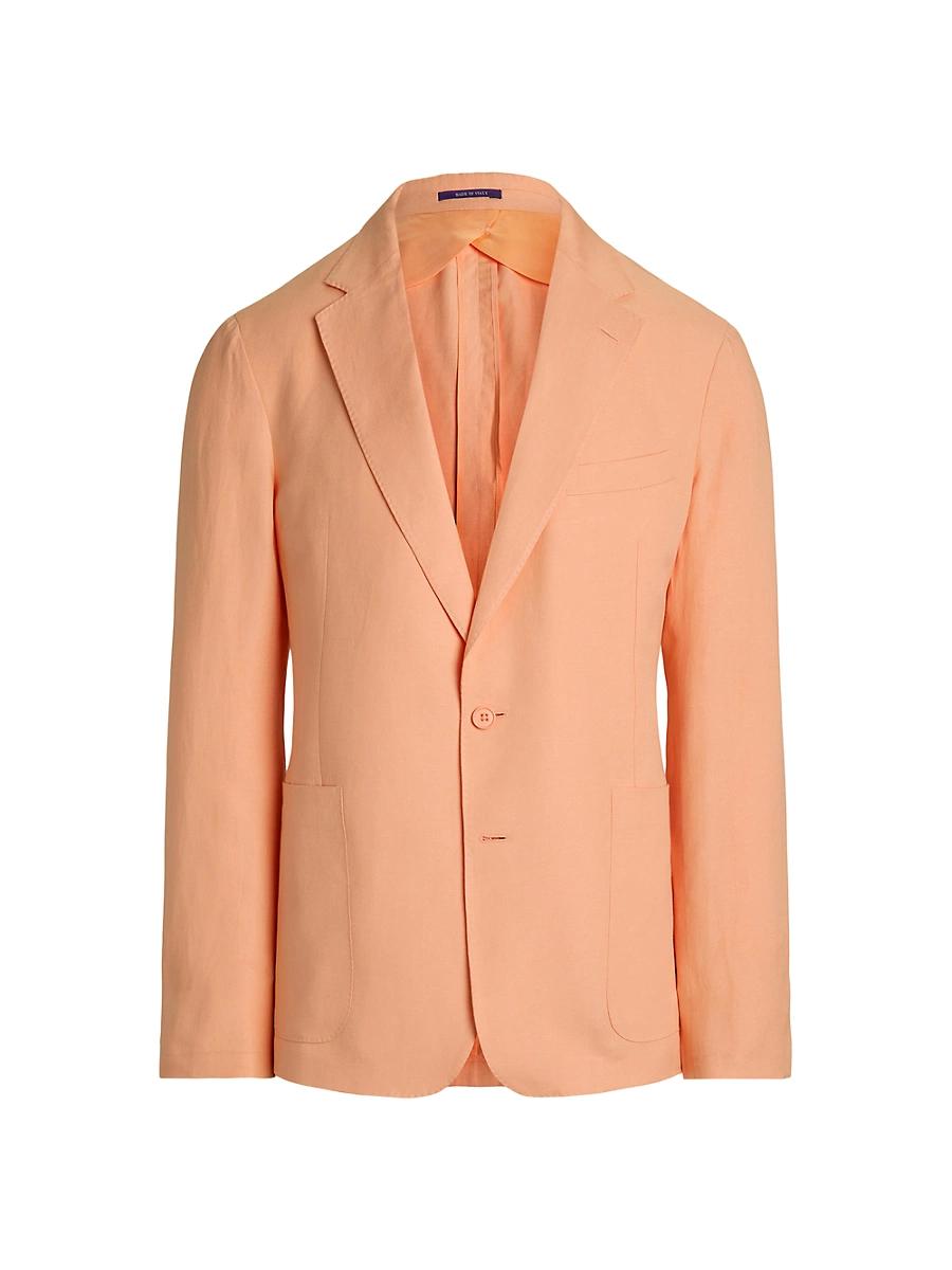 Mens Hadley Hand-Tailored Silk-Linen Jacket Product Image