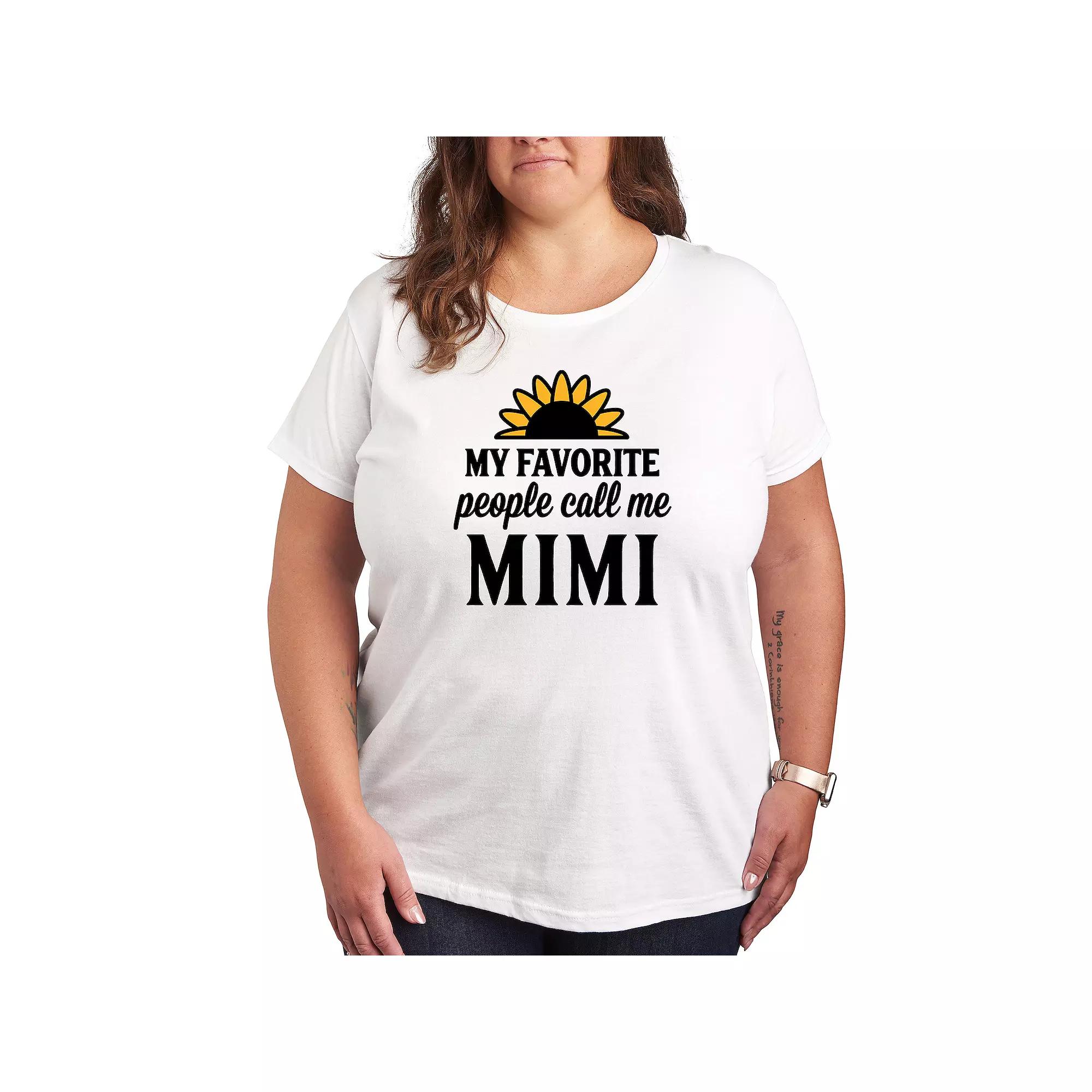 Plus Favorite People Mimi Graphic Tee, Women's,  Product Image