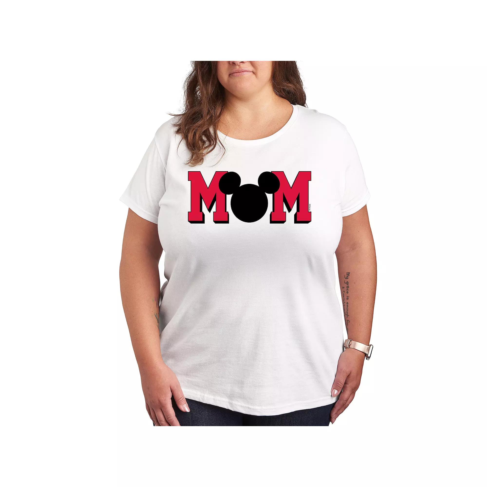 Disney's Mickey Mouse Plus Mom Graphic Tee, Women's,  Product Image