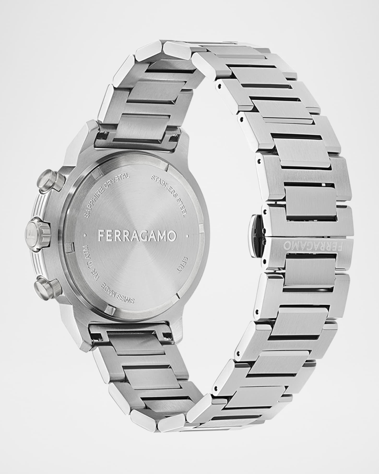 Double Gancini 25MM IP Yellow Gold Bracelet Watch Product Image