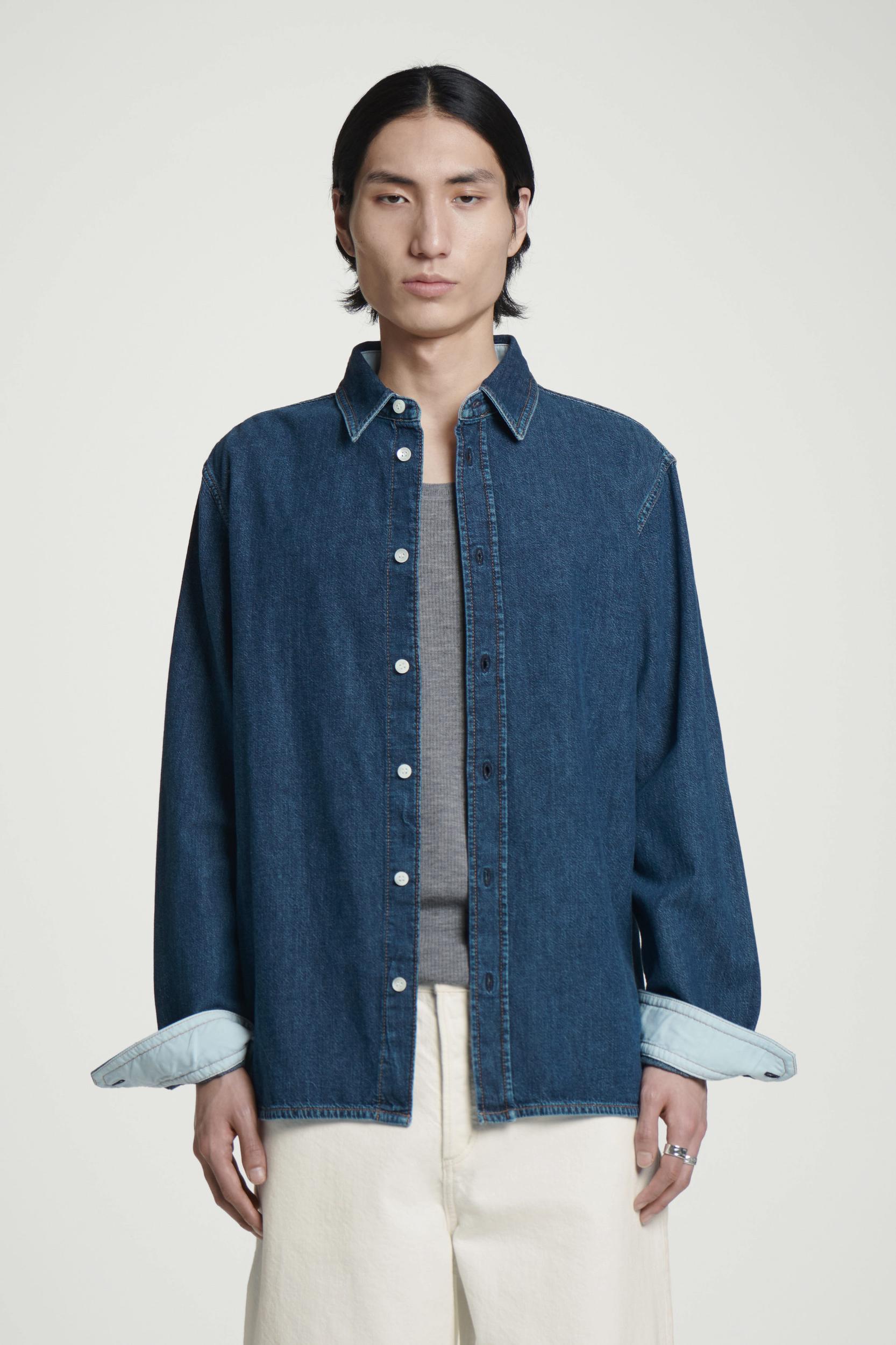 RELAXED DENIM OVERSHIRT Product Image