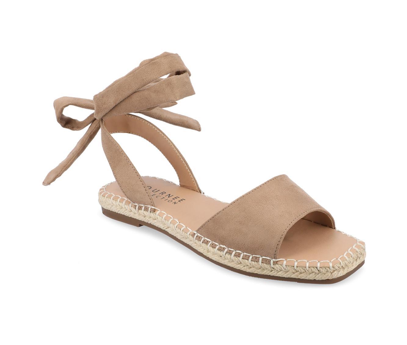Women's Journee Collection Emelie Espadrille Tie-Up Sandals Product Image
