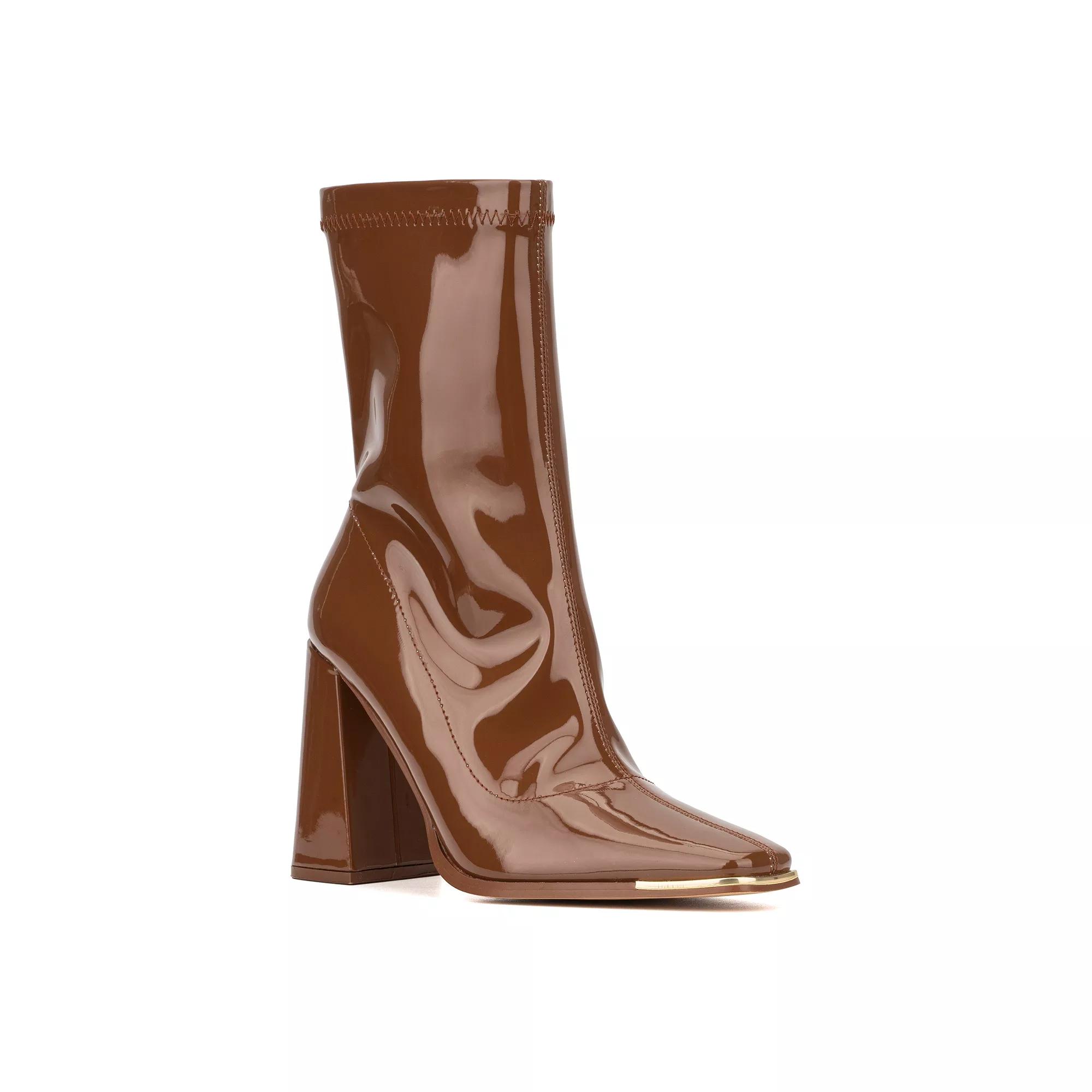 New York & Company Zana Women's High Heel Boots, Size: 8, Red Product Image