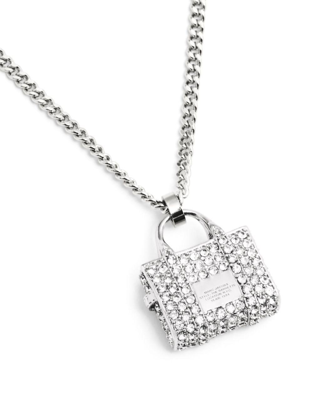 The Pavé Tote Bag necklace Product Image