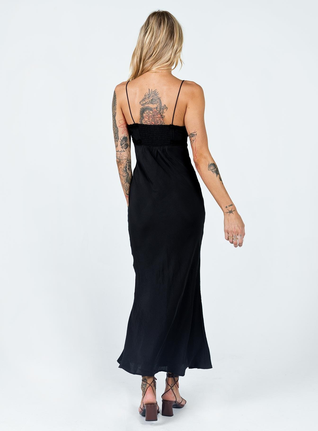 Emily Maxi Dress Black Product Image