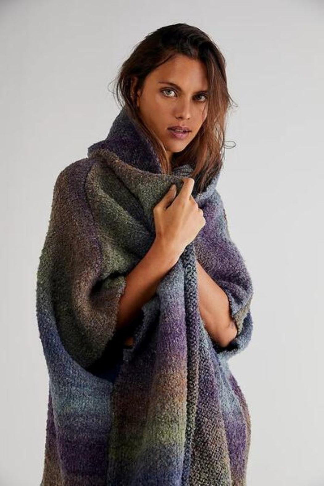 Haze Hooded Poncho Product Image