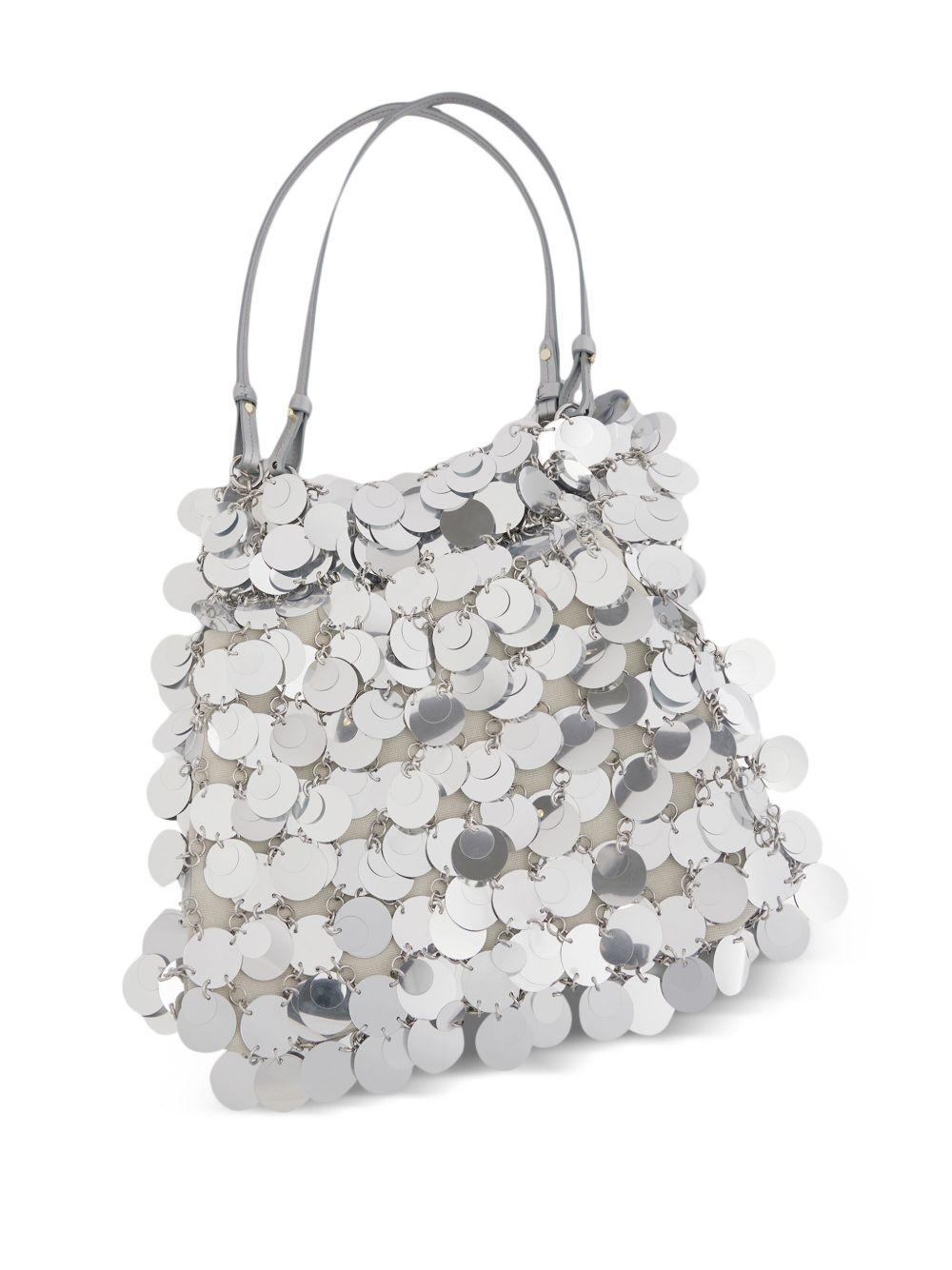 large sequinned shoulder bag Product Image