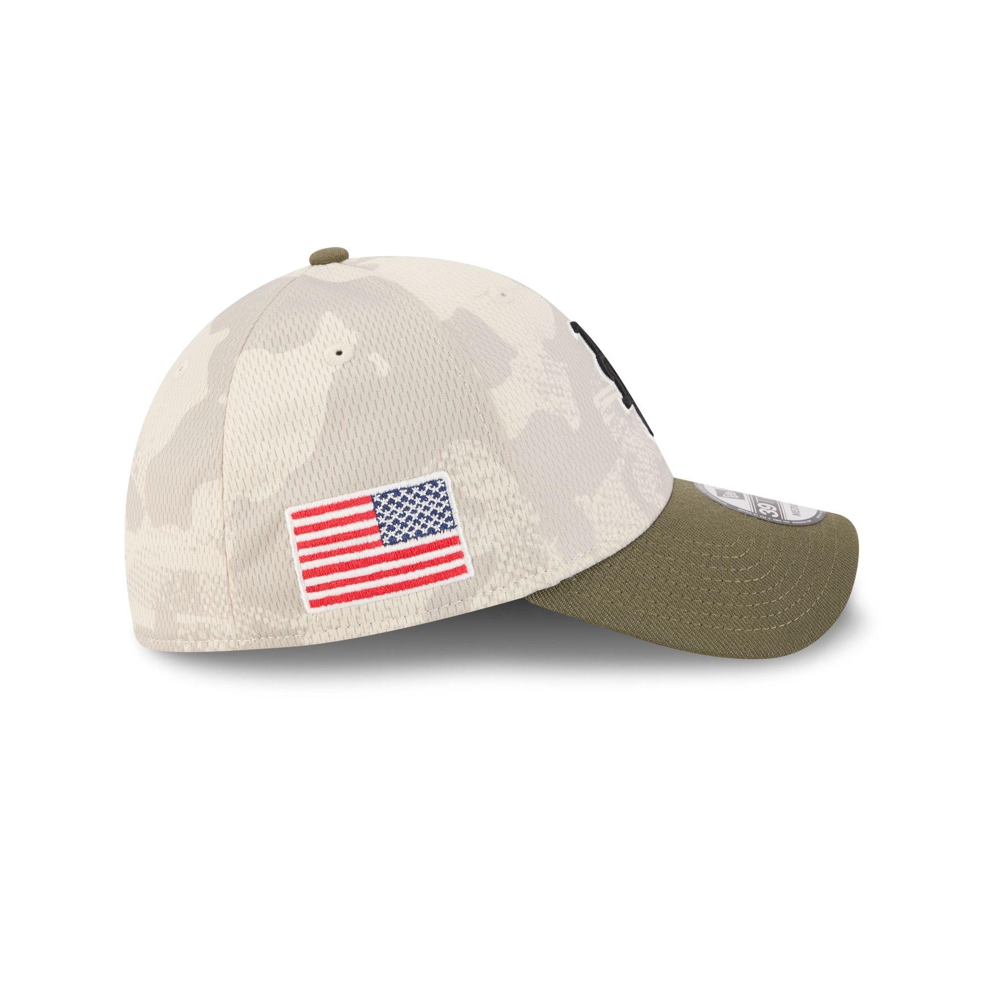 New York Mets Armed Forces Day 2025 39THIRTY Stretch Fit Hat Male Product Image