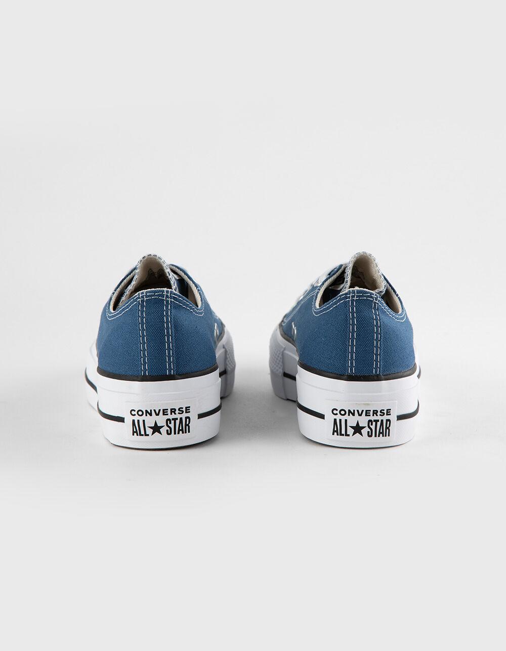 CONVERSE Chuck Taylor All Star Lift Womens Platform Shoes - BLUE Product Image