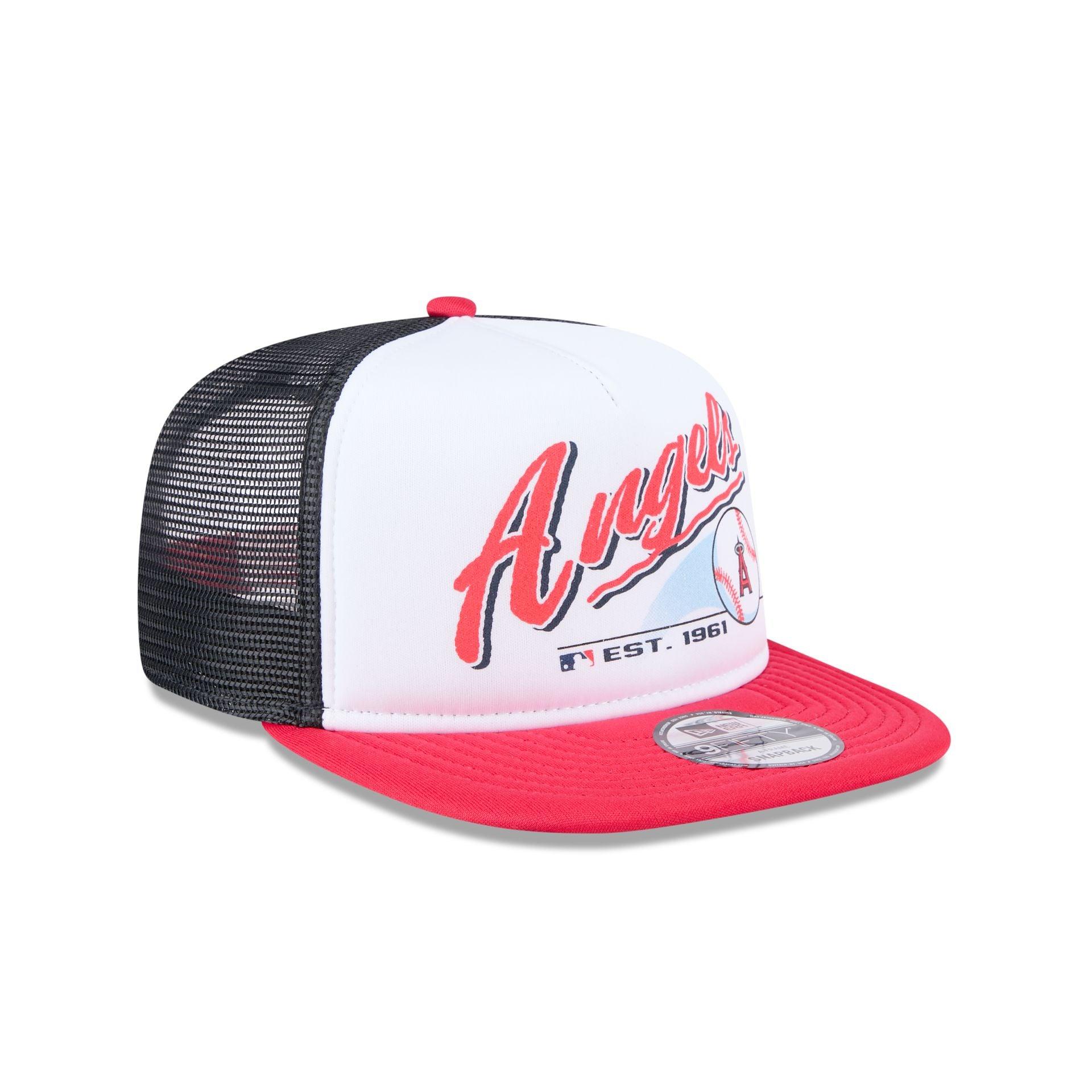 Los Angeles Angels Retro Script 9FIFTY A-Frame Trucker Hat Male Product Image