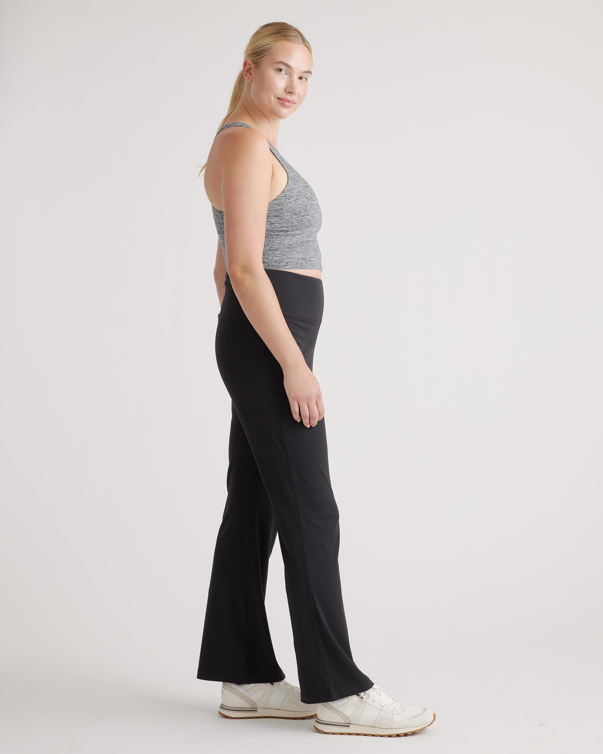 Quince | Women's Ultra-Form High-Rise Flared Pants Size XS, Nylon/Spandex Product Image
