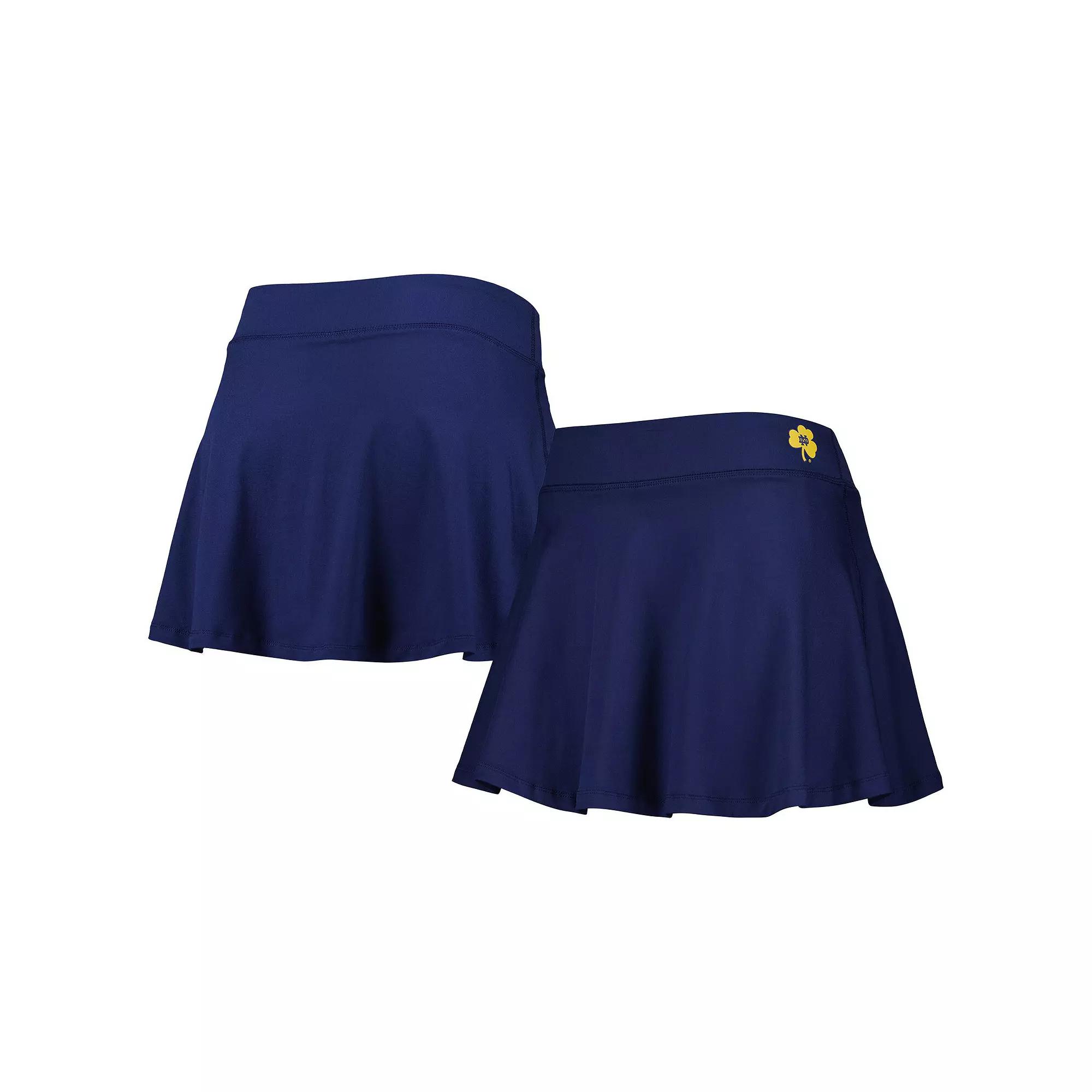 Women's ZooZatz Navy Notre Dame Fighting Irish Flowy Skort,  Product Image