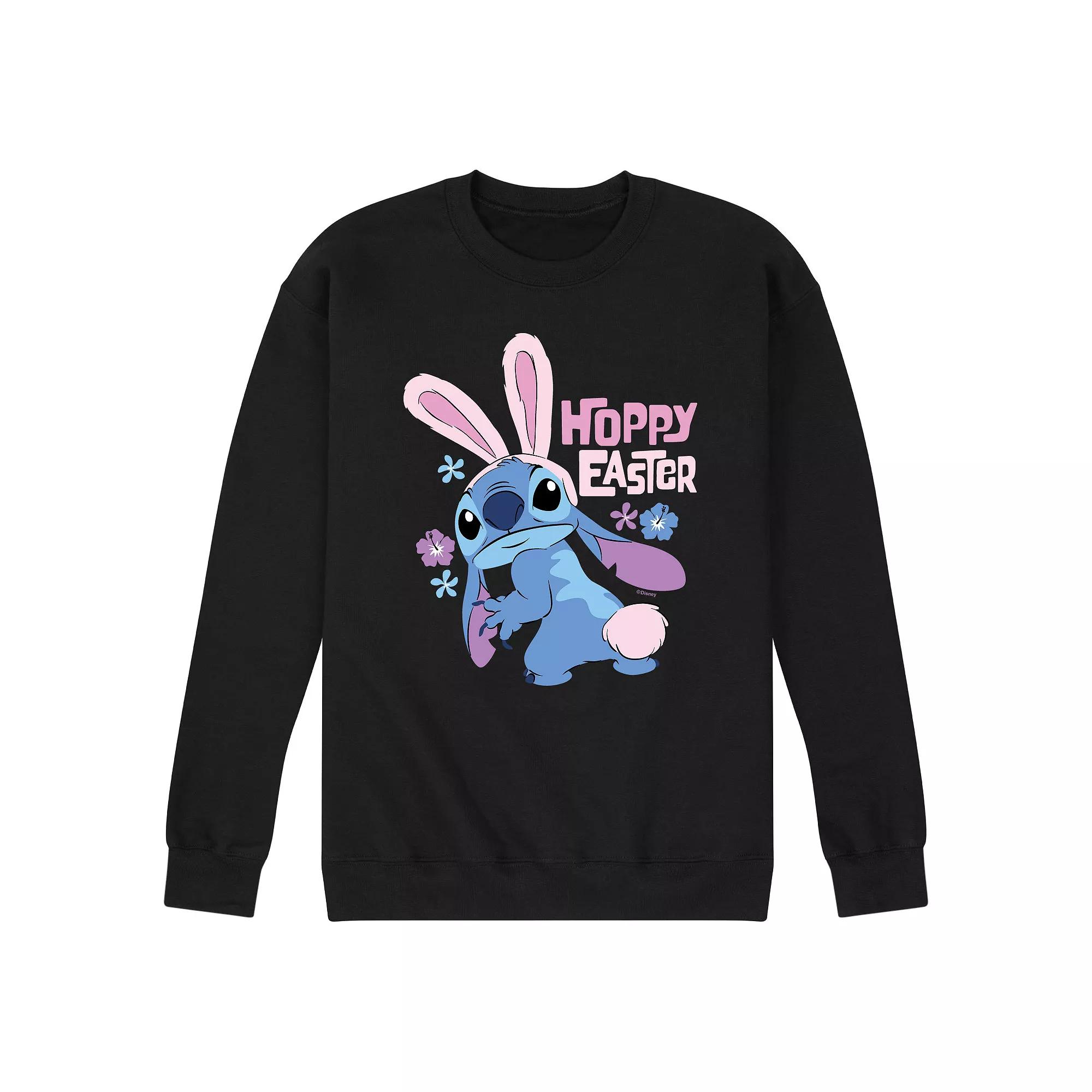 Disney's Lilo & Stitch Men's Hoppy Easter Fleece Sweatshirt,  Product Image