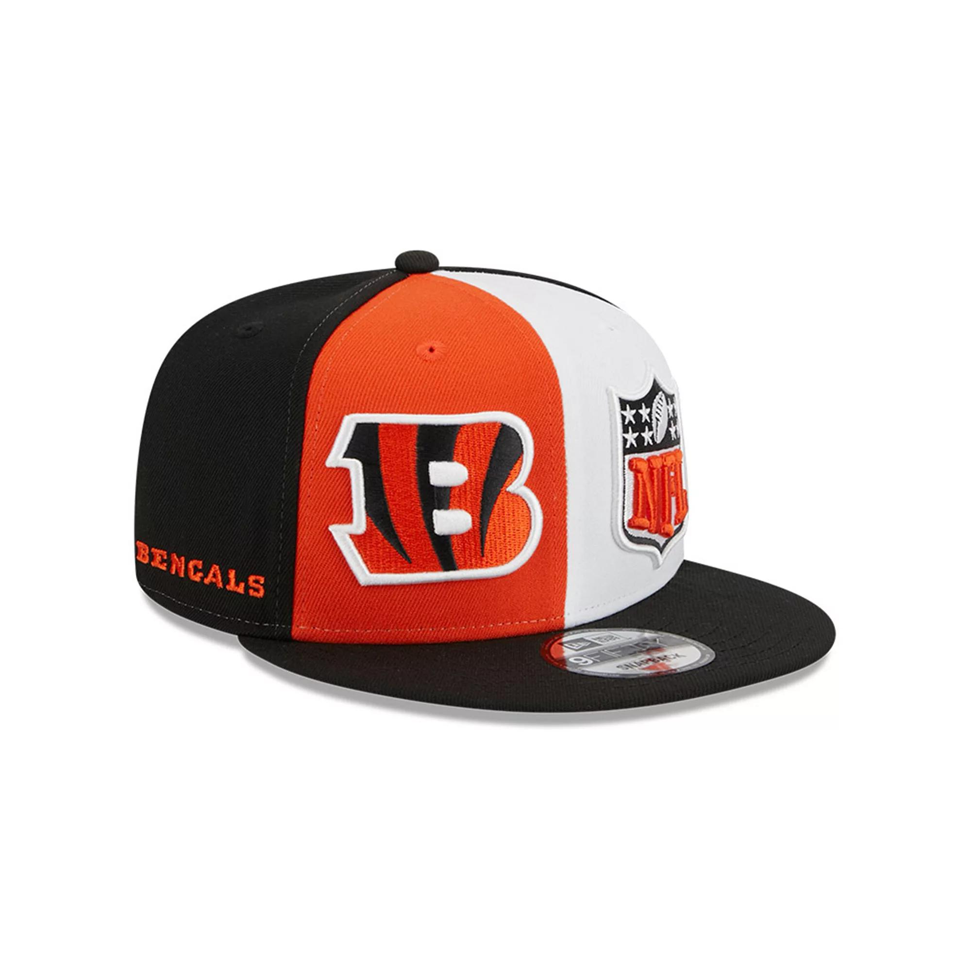 Men's New Era Orange/Black Cincinnati Bengals 2023 Sideline 9FIFTY Snapback Hat Product Image