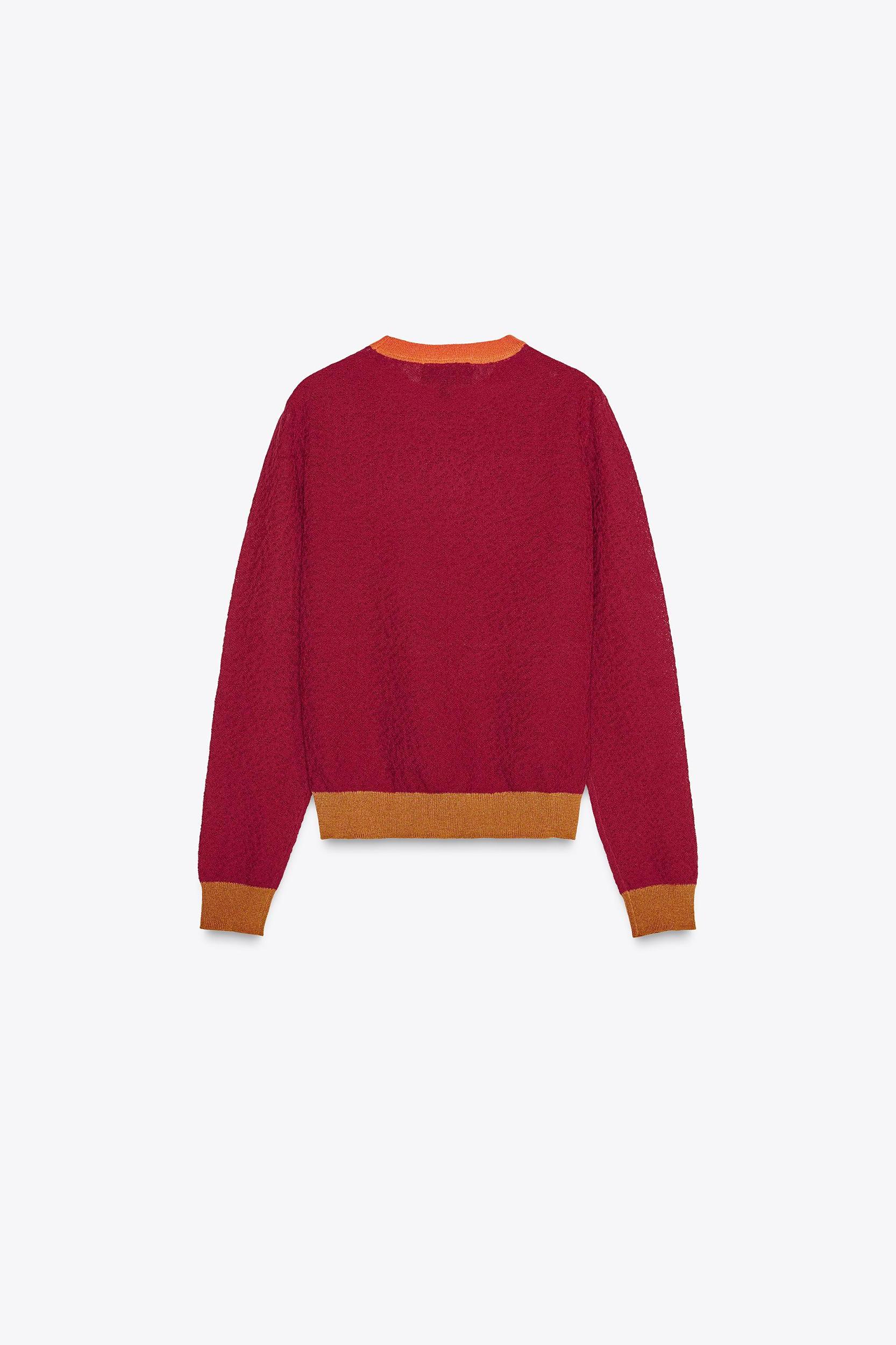 COLORBLOCK KNIT SWEATER Product Image