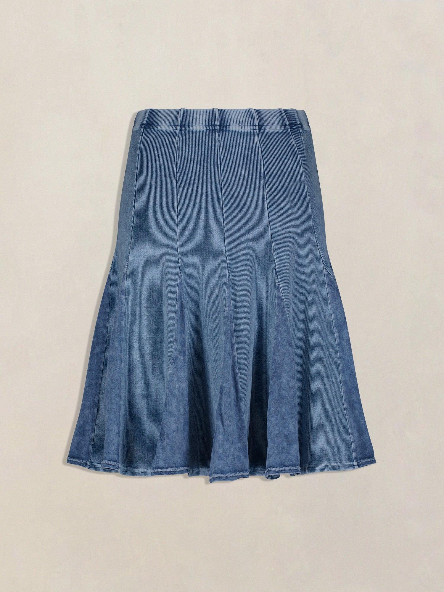 Hard Tail Fit-N-Flare Ribbed Skirt CS-105 Product Image