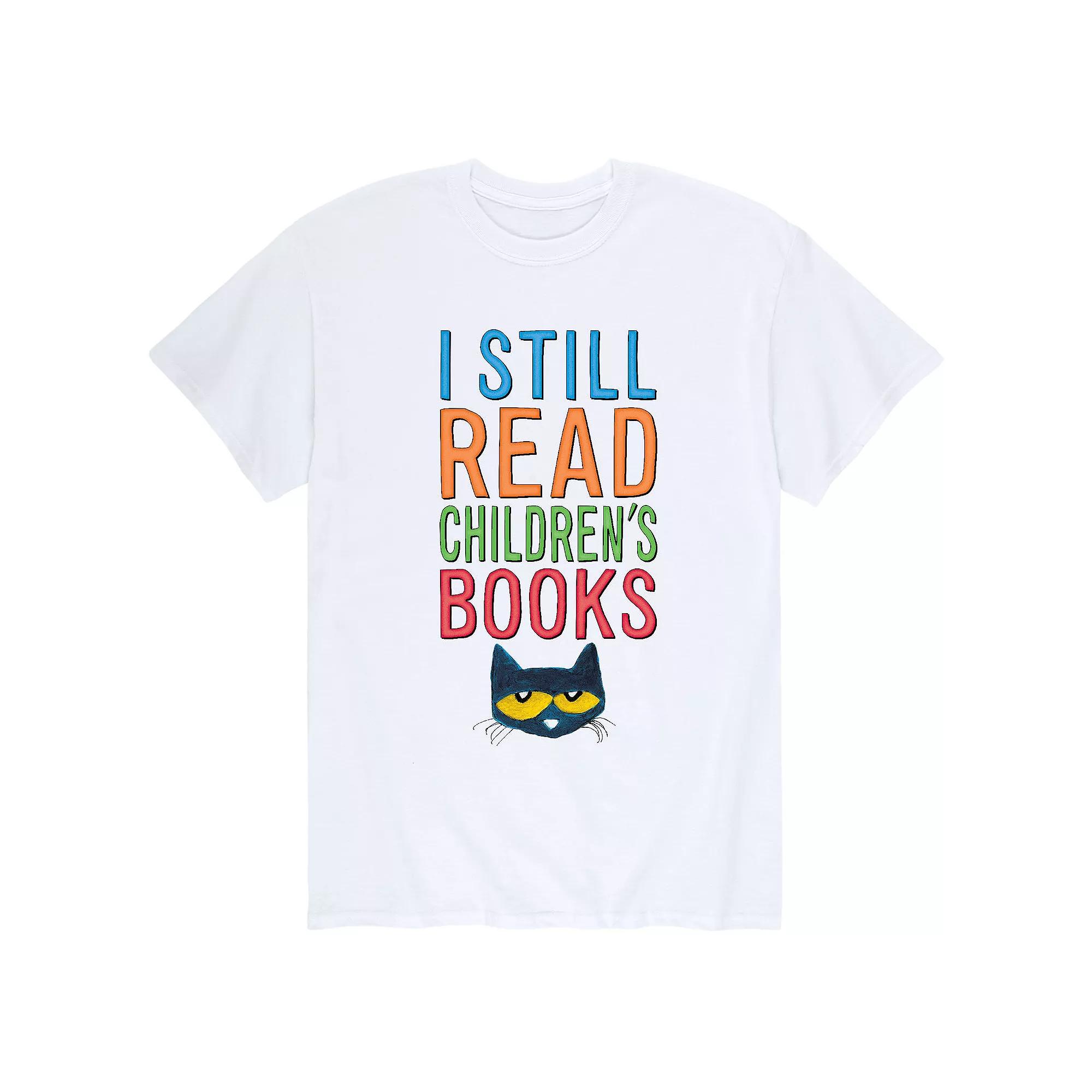 Men's Pete The Cat Childrens Book Tee,  Product Image