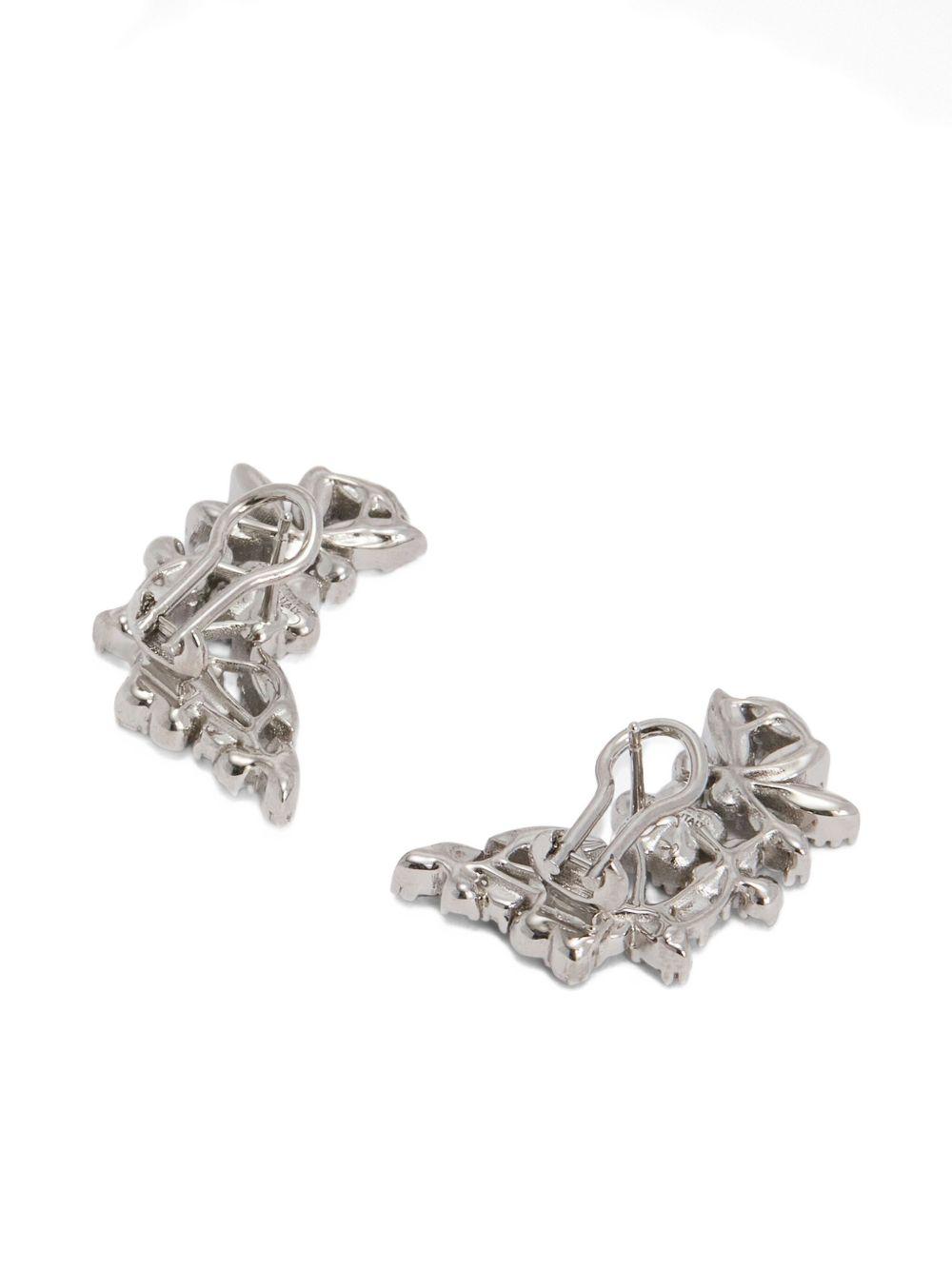 zirconia-embellished earrings Product Image