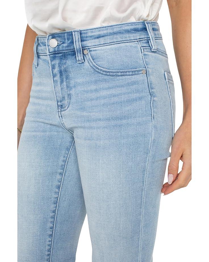 Hannah Crop Flare Jean 25.5in Inseam in White Product Image