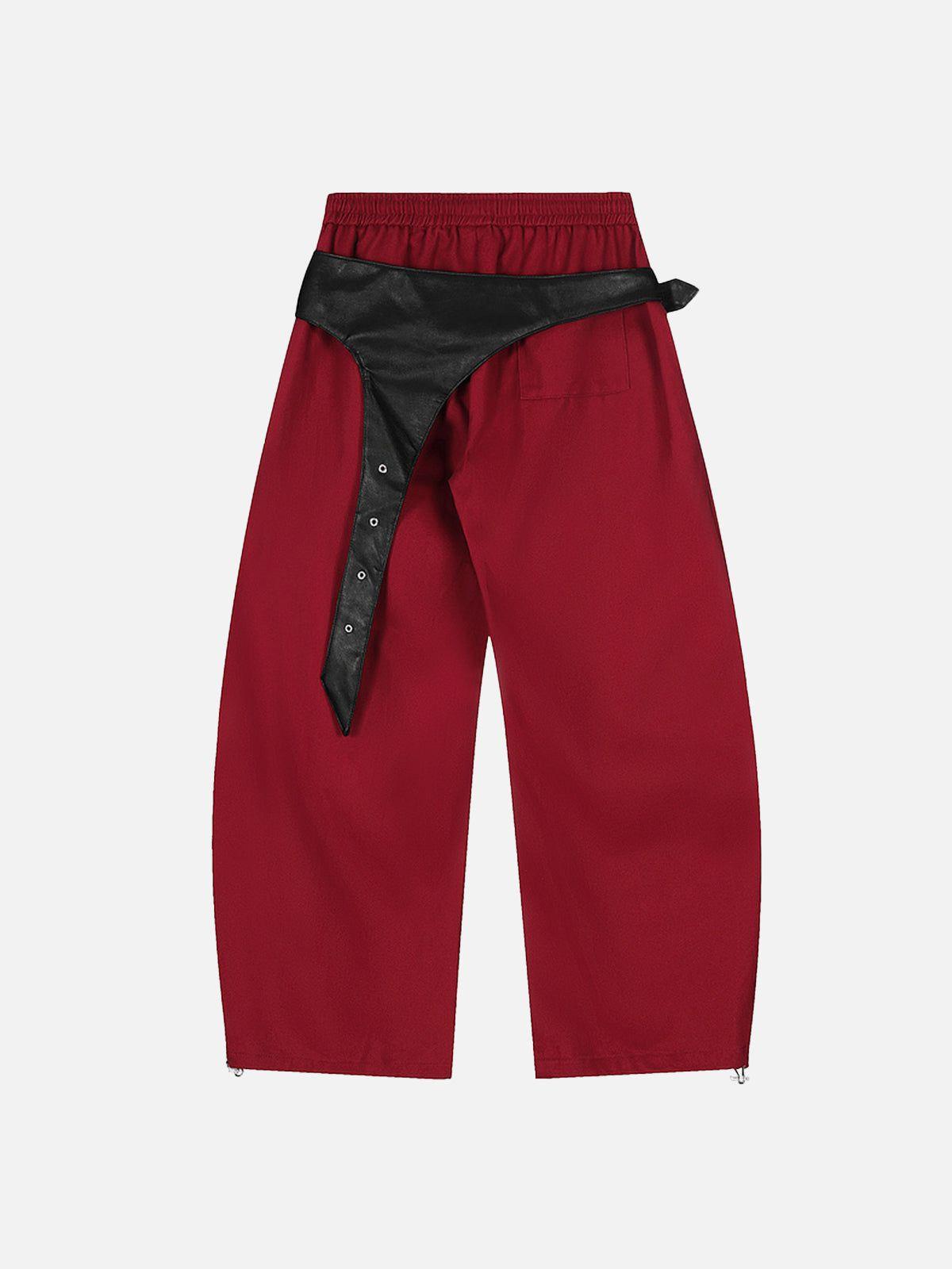 Aelfric Eden Belted Baggy Techwear Cargo Pants Female Product Image