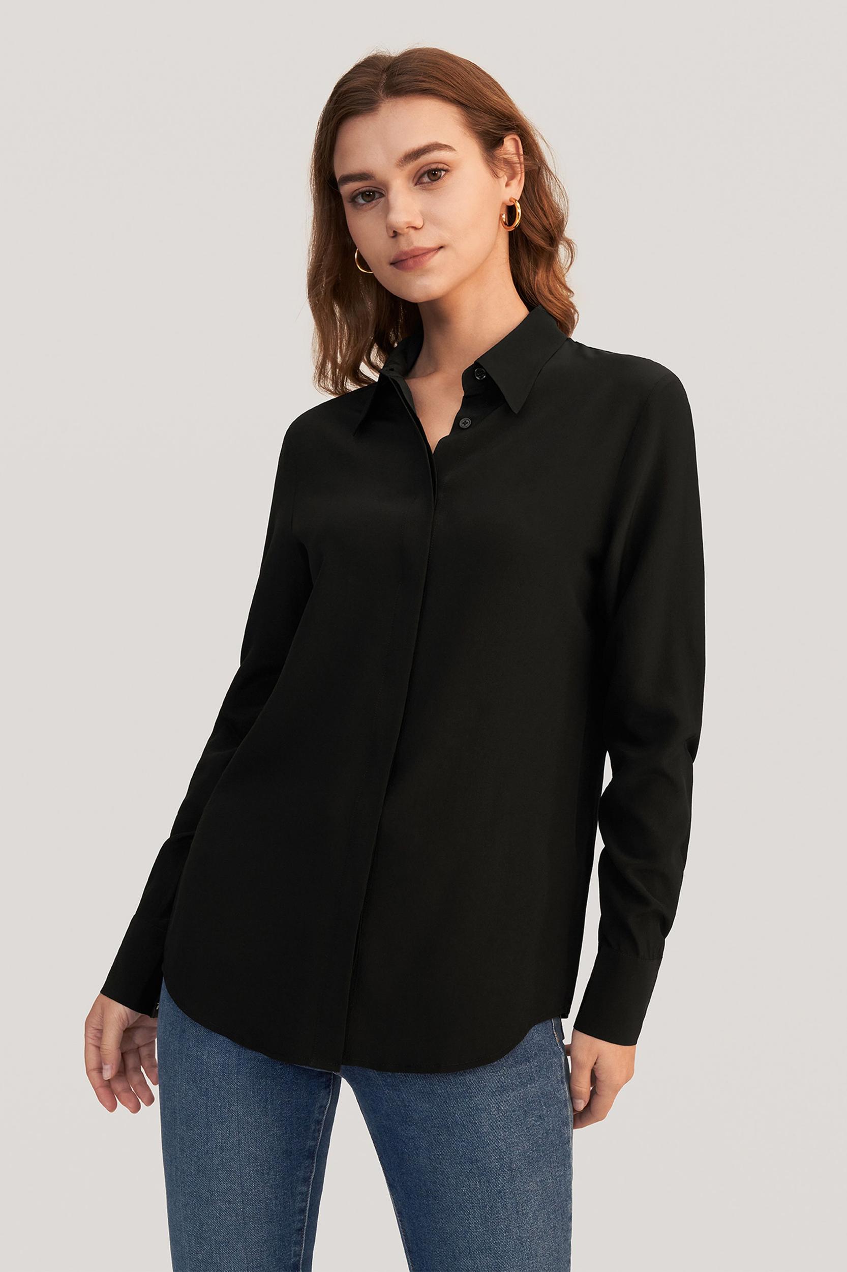 Classic Comfort Silk Shirt Product Image