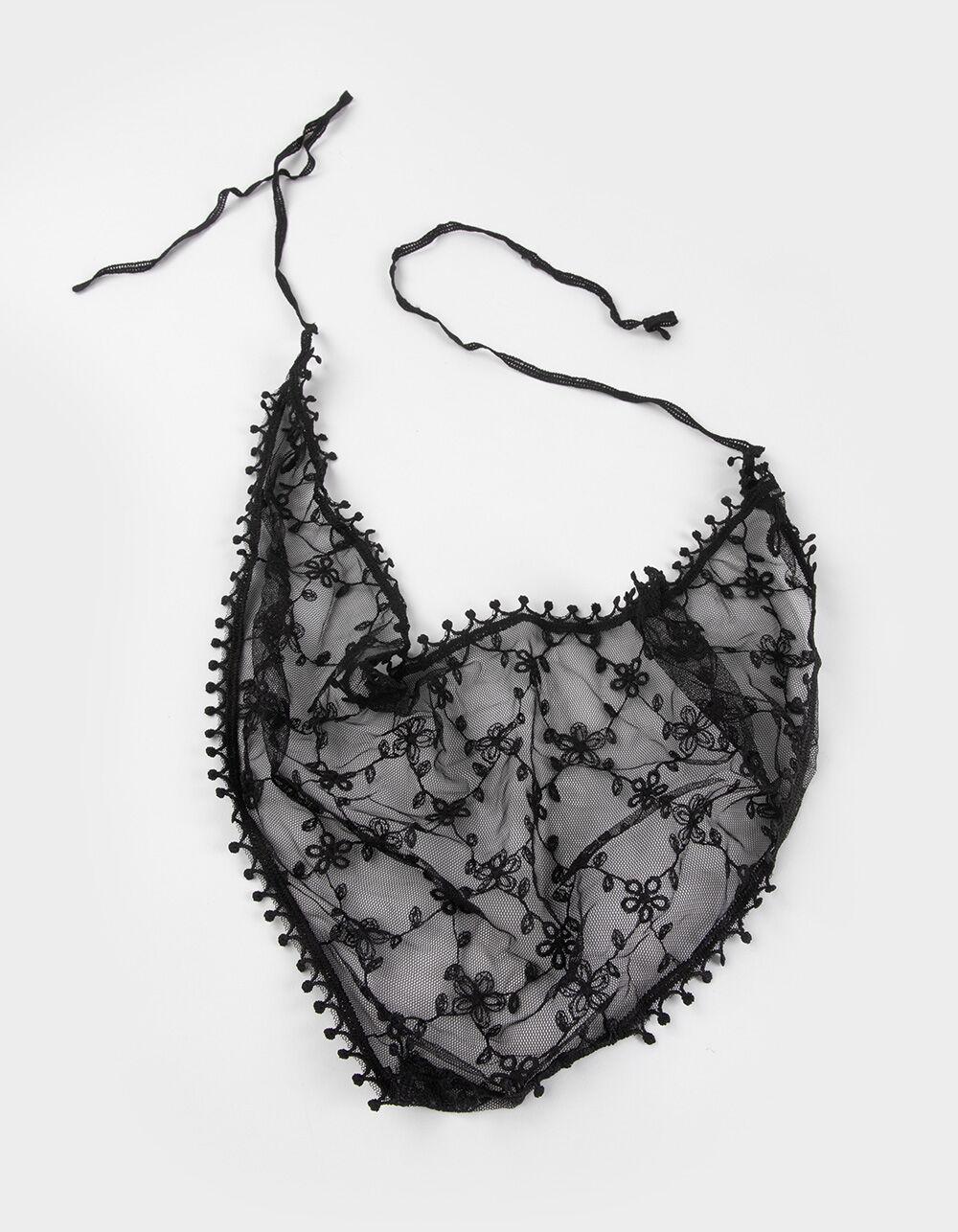 FULL TILT Lace Headwrap - BLACK Product Image