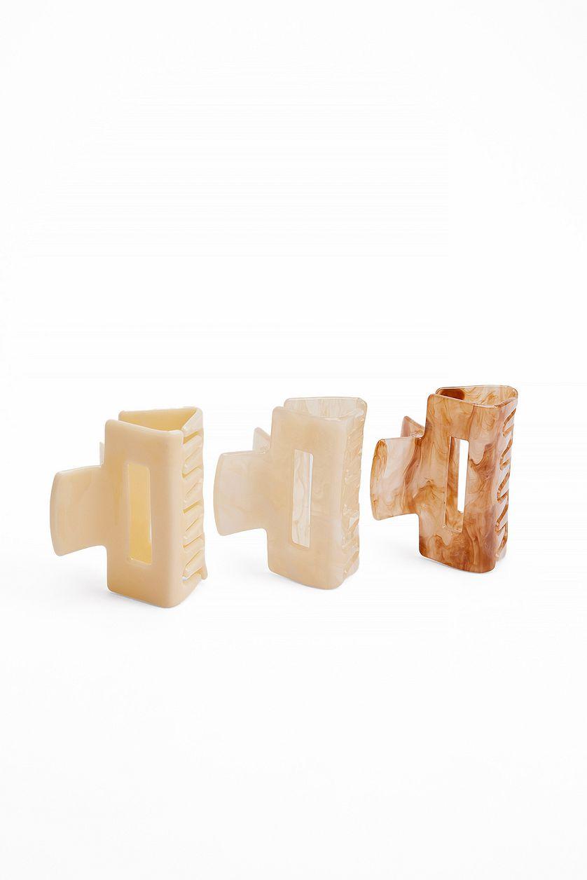 3-Pack Mini Squared Hairclips Product Image