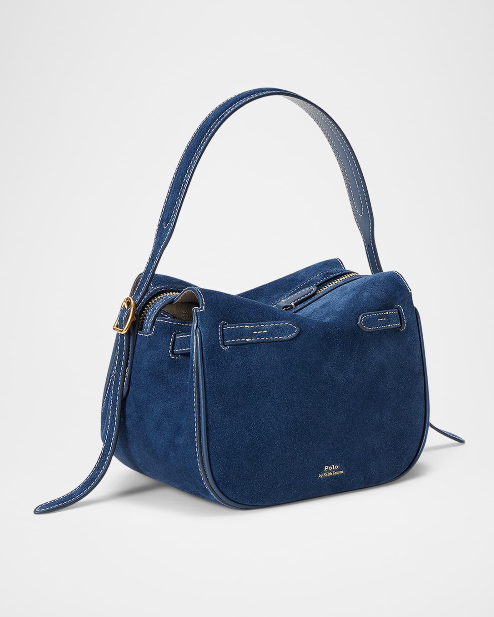 Polo ID Suede Small Satchel Bag Product Image