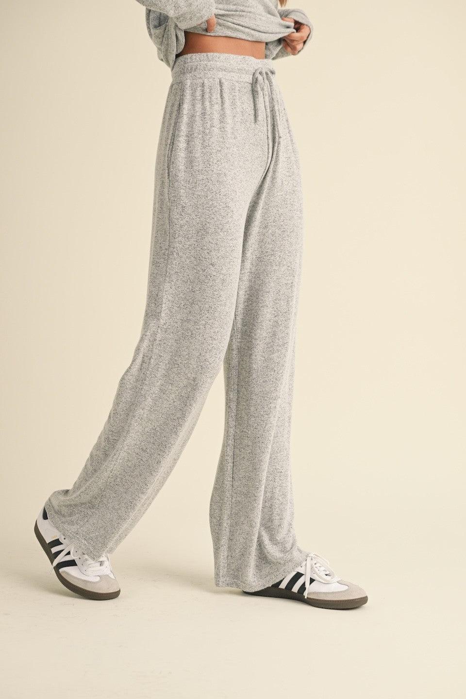 Soft Brushed Cozy Lounge Pants Product Image