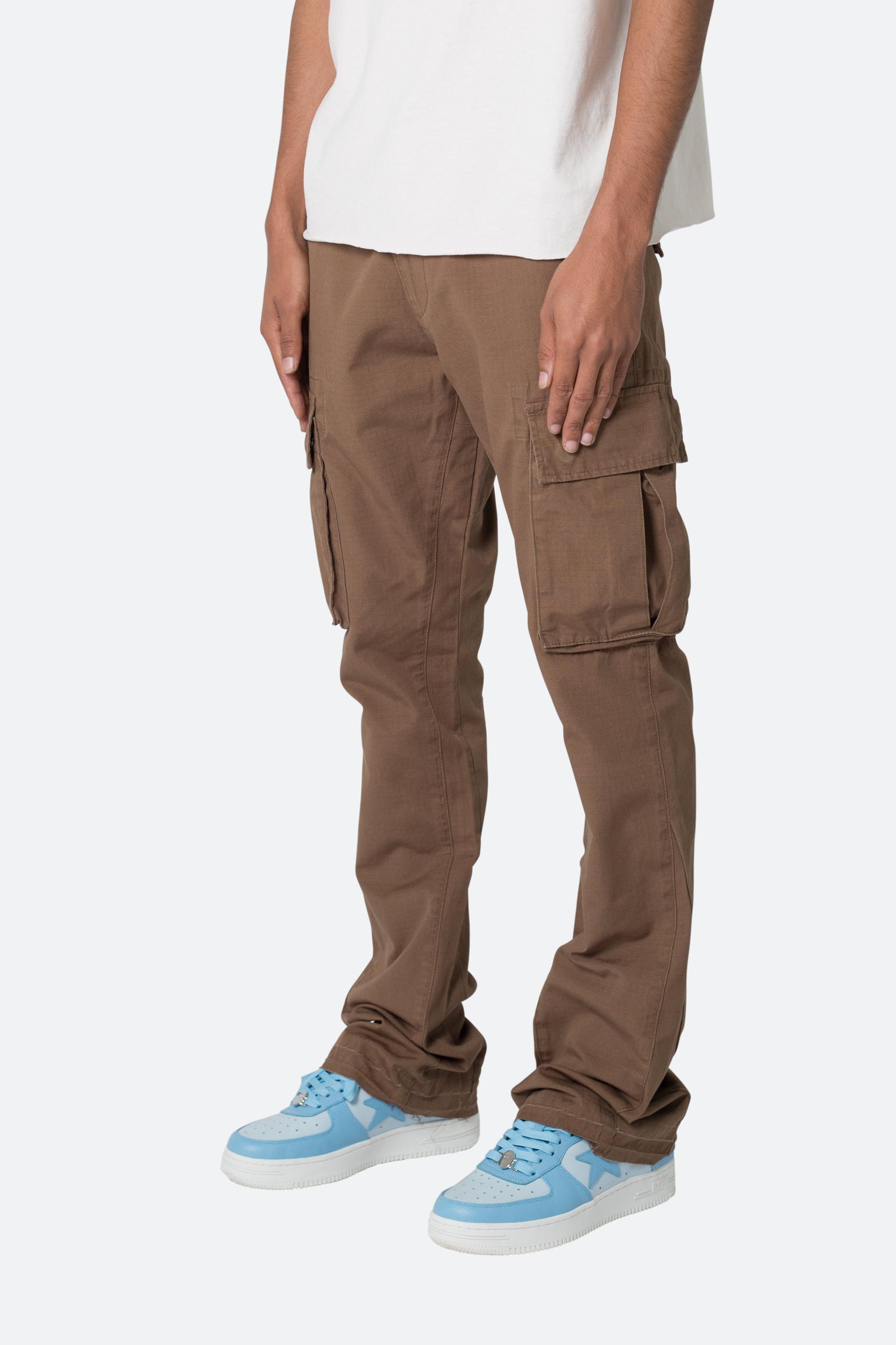 Bootcut Cargo Pants - Chocolate Product Image