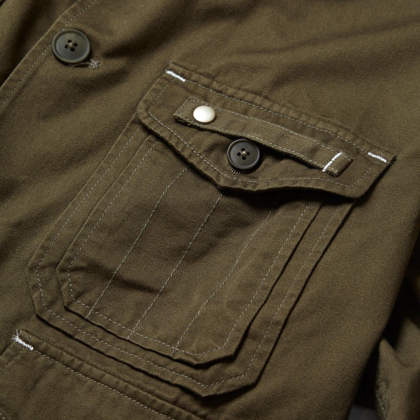 Blacksmith - Shawl Collar Work Jacket - Moss Product Image