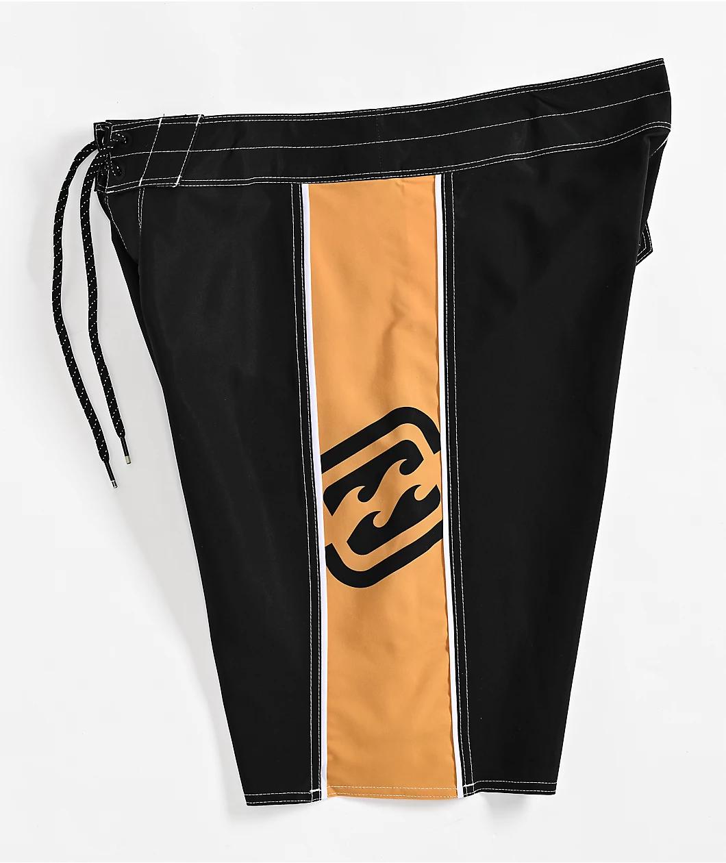 Billabong D Bah 2.0 Pro Black & Gold Board Shorts Product Image