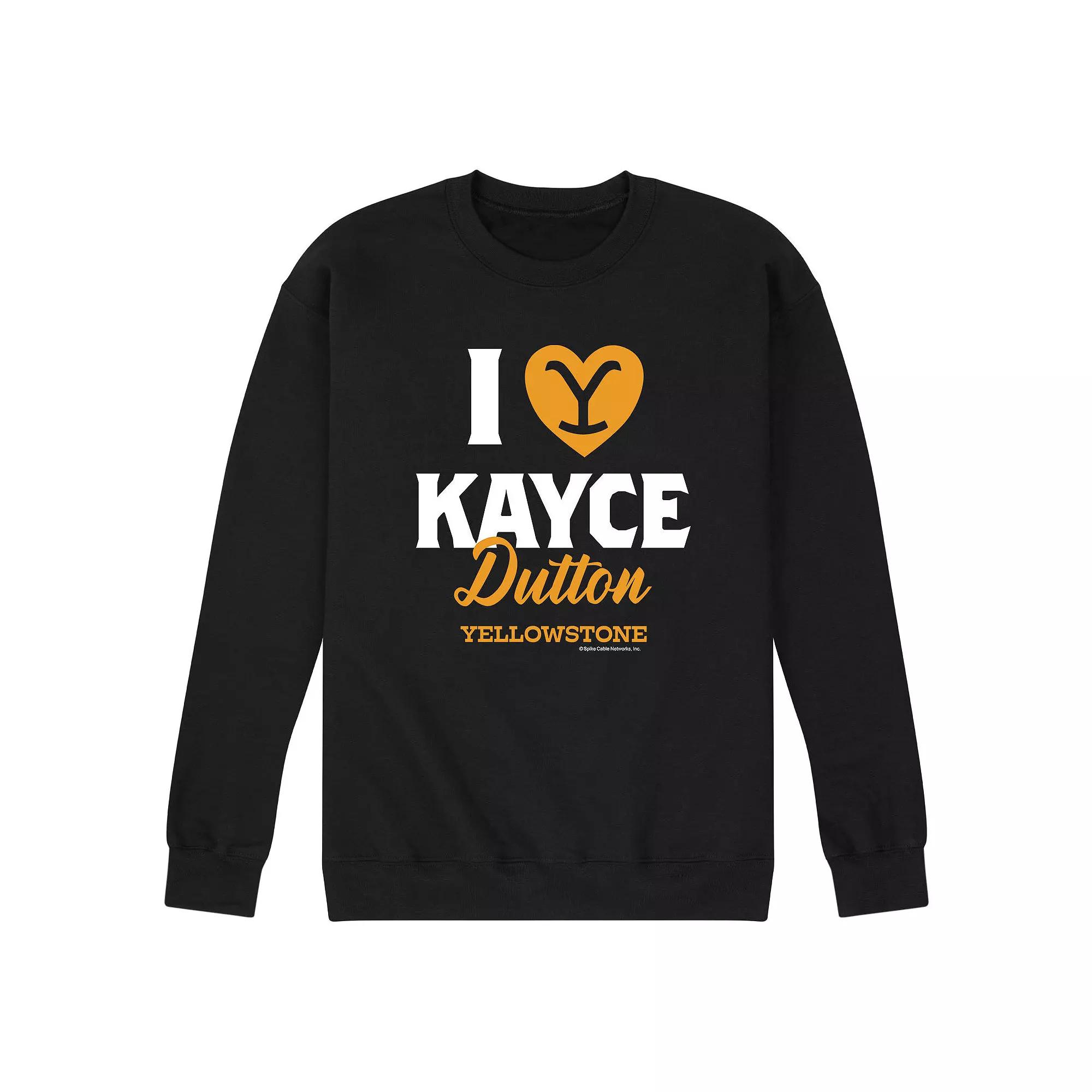 Men's Yellowstone I Love Kayce Sweatshirt,  Product Image