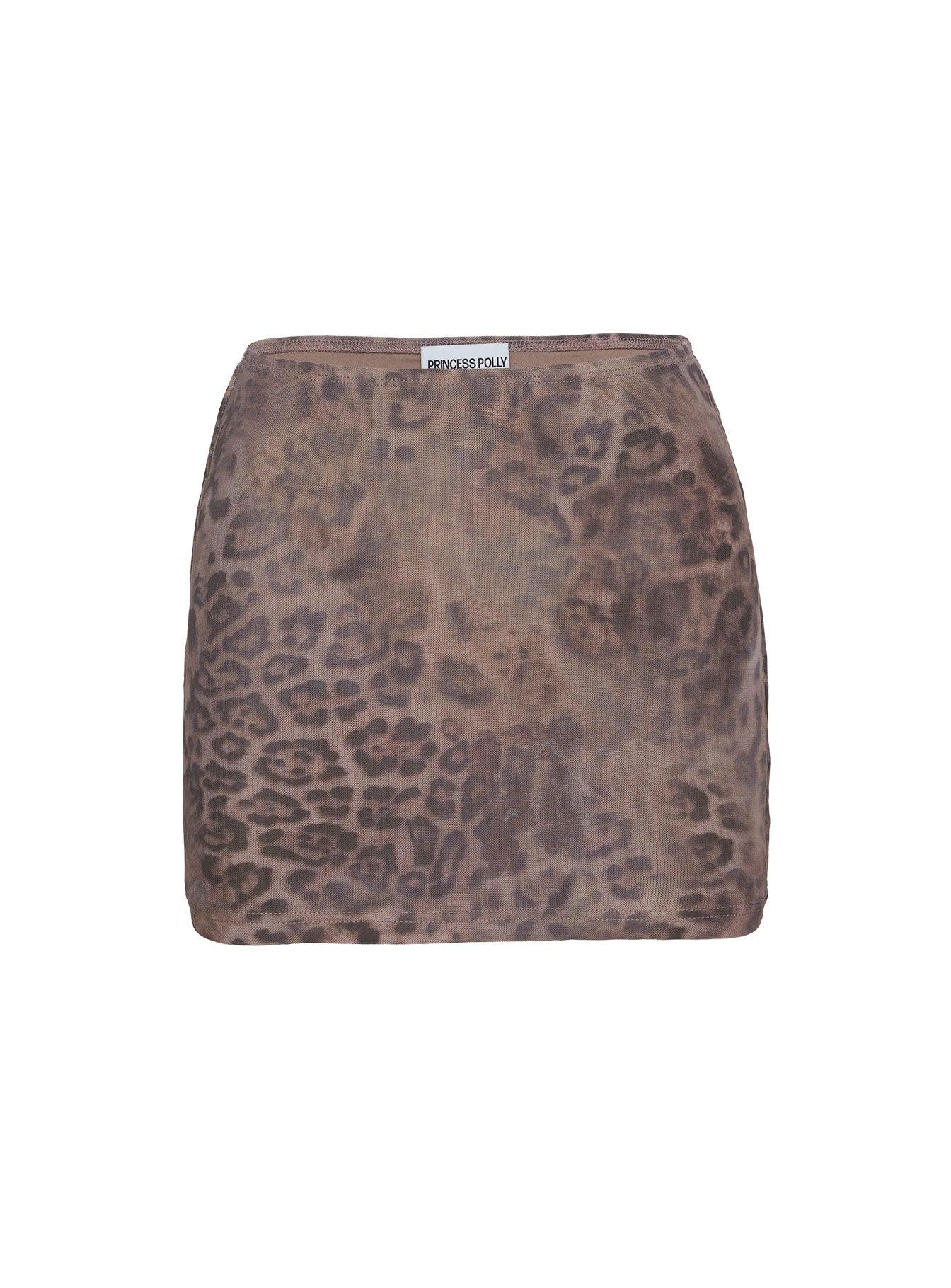 Eustacia Mini Skirt Leopard Product Image