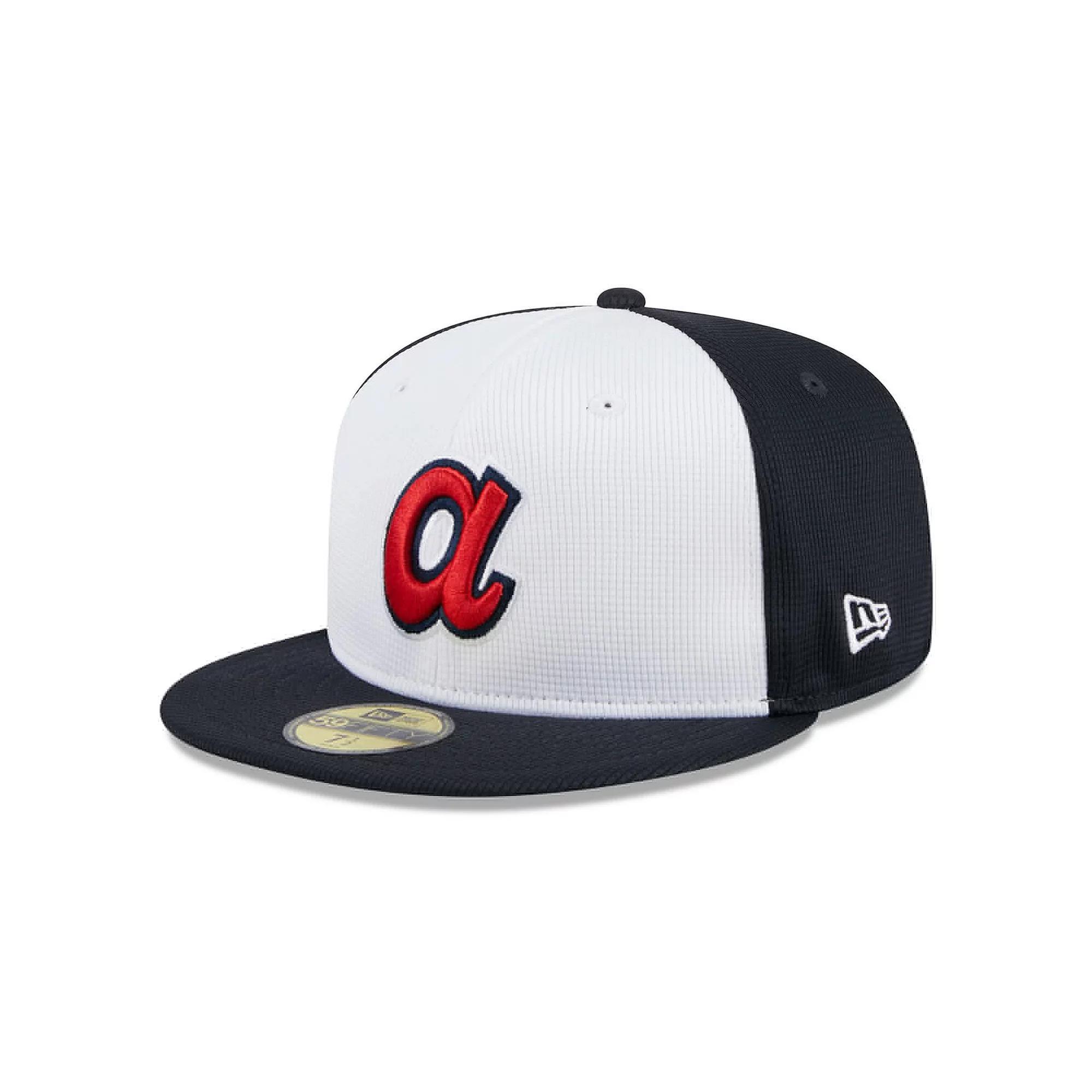 Men's New Era  White Atlanta Braves 2024 Batting Practice 59FIFTY Fitted Hat, Size: 7 7/8 Product Image