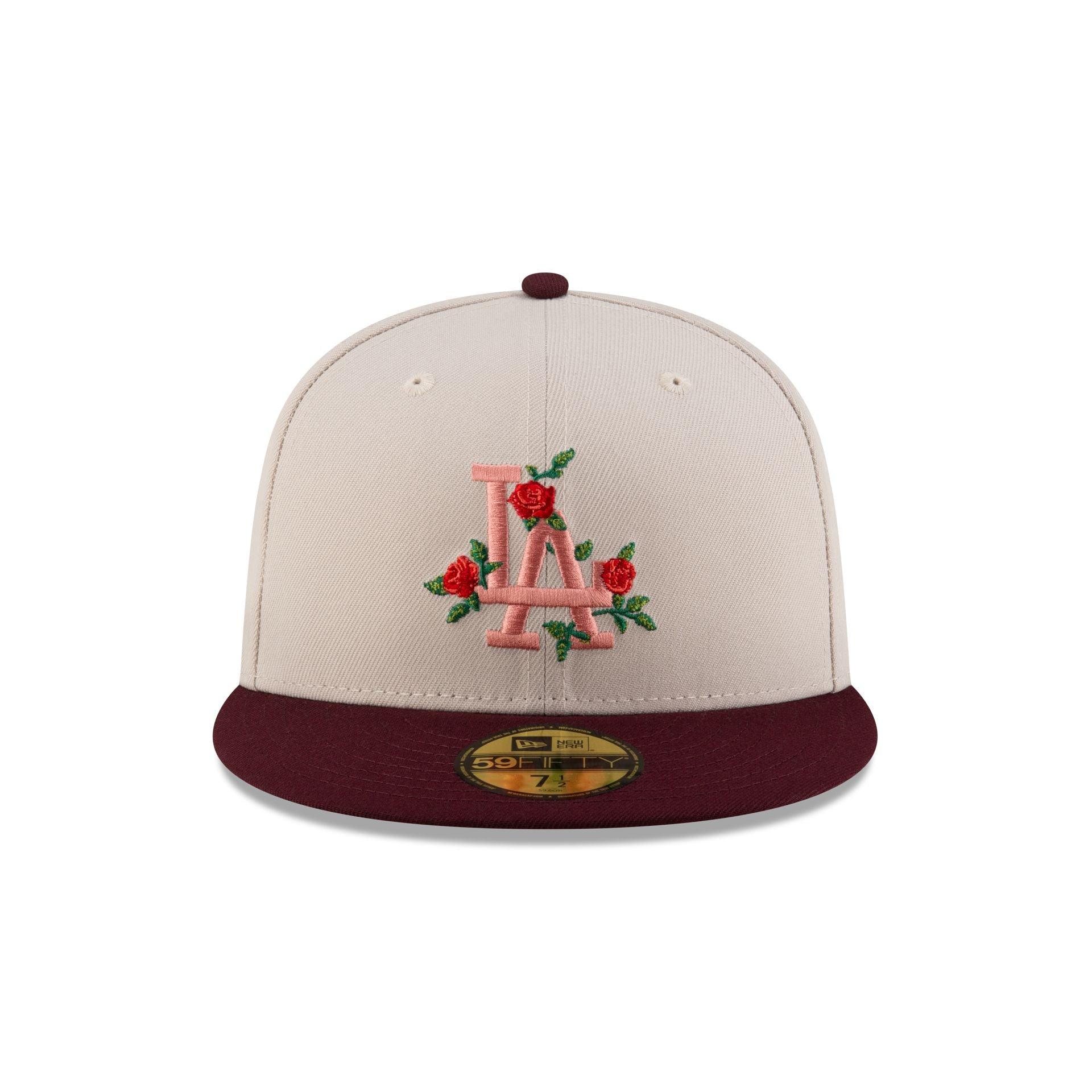 Los Angeles Dodgers Roses 59FIFTY Fitted Hat Male Product Image
