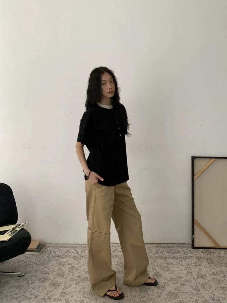 RT No. 19508 SILHOUETTE PLEATED CASUAL PANTS Product Image
