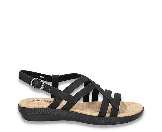 Easy Street Lobo Women's Strappy Slingback Sandals,  Product Image